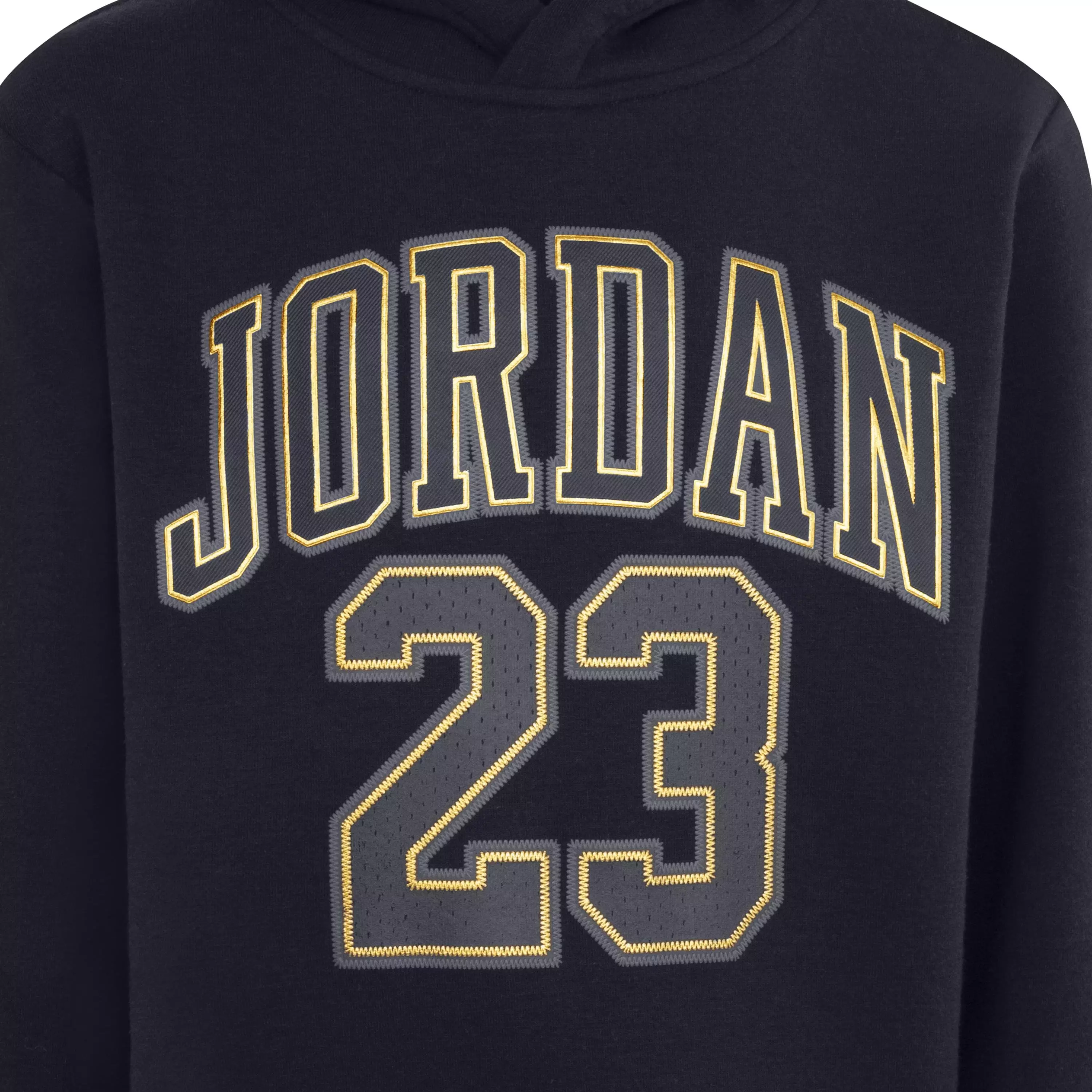 Jordan Big Boys' 23 Hoodie - Black/Gold - BLACK/GOLD