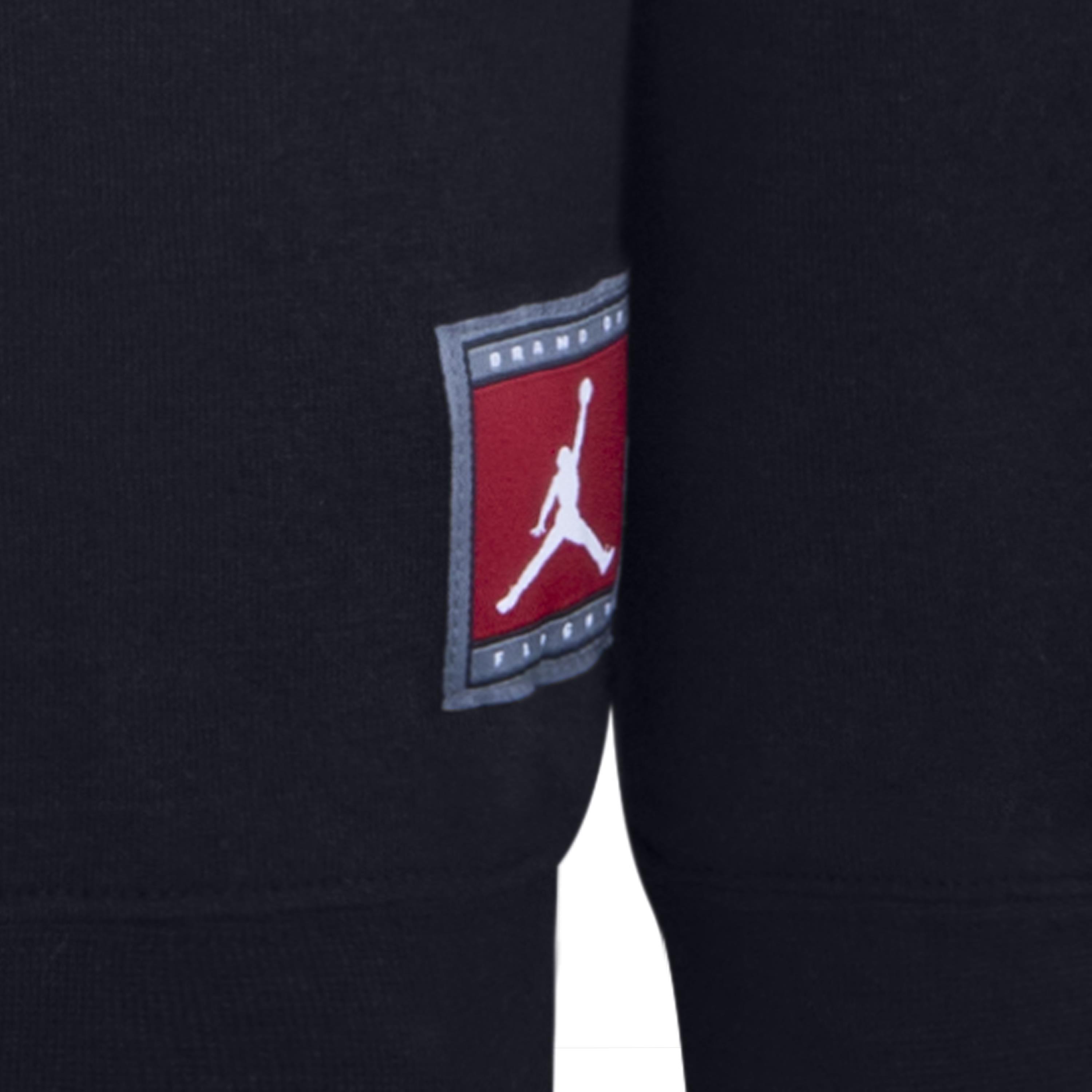 Jordan 23 Big Boys' Black/Gold Hoodie