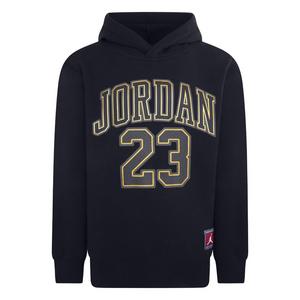 Jordan Big Boys' 23 Hoodie - Black/Gold