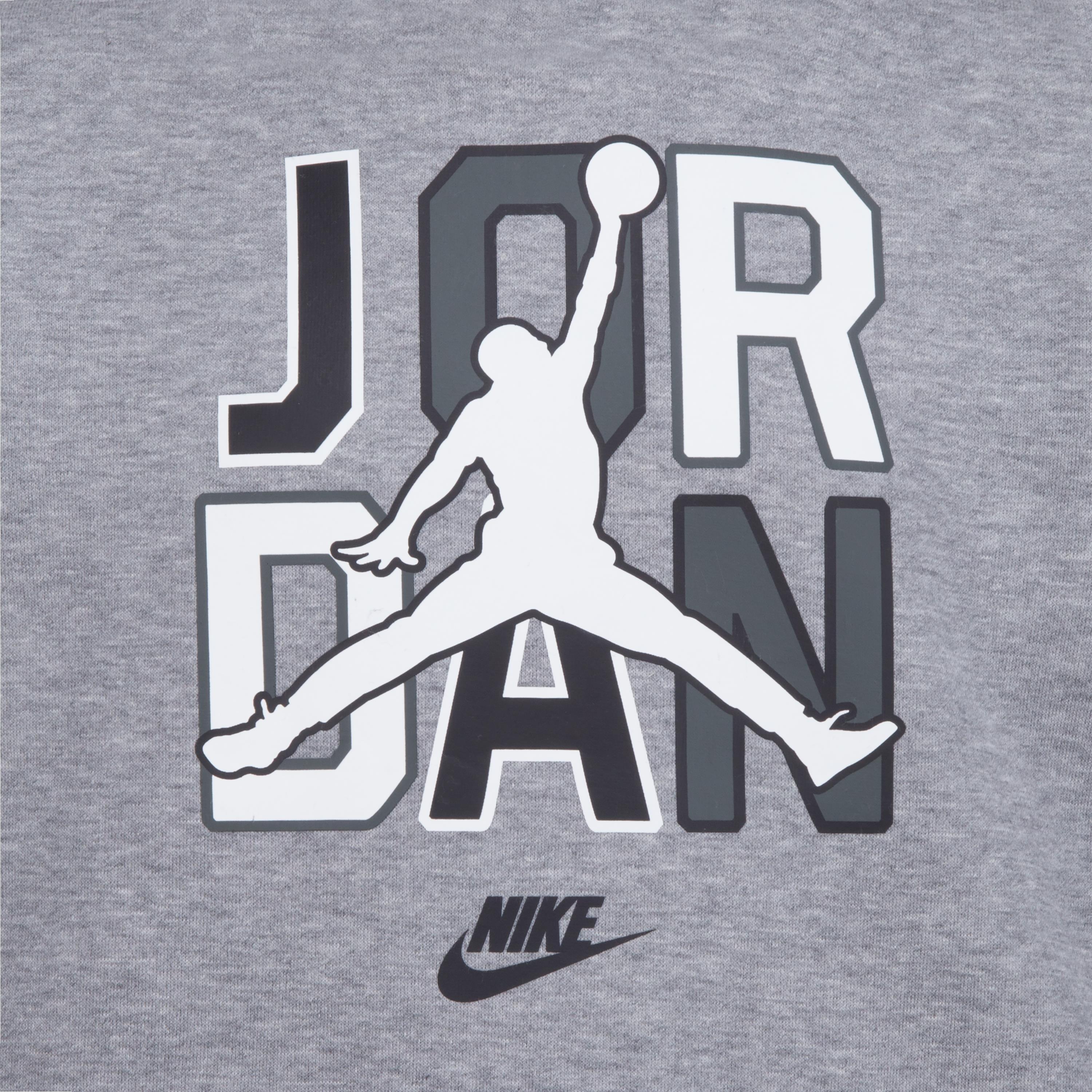 Jordan Sport DNA Big Boys' Grey Hoodie