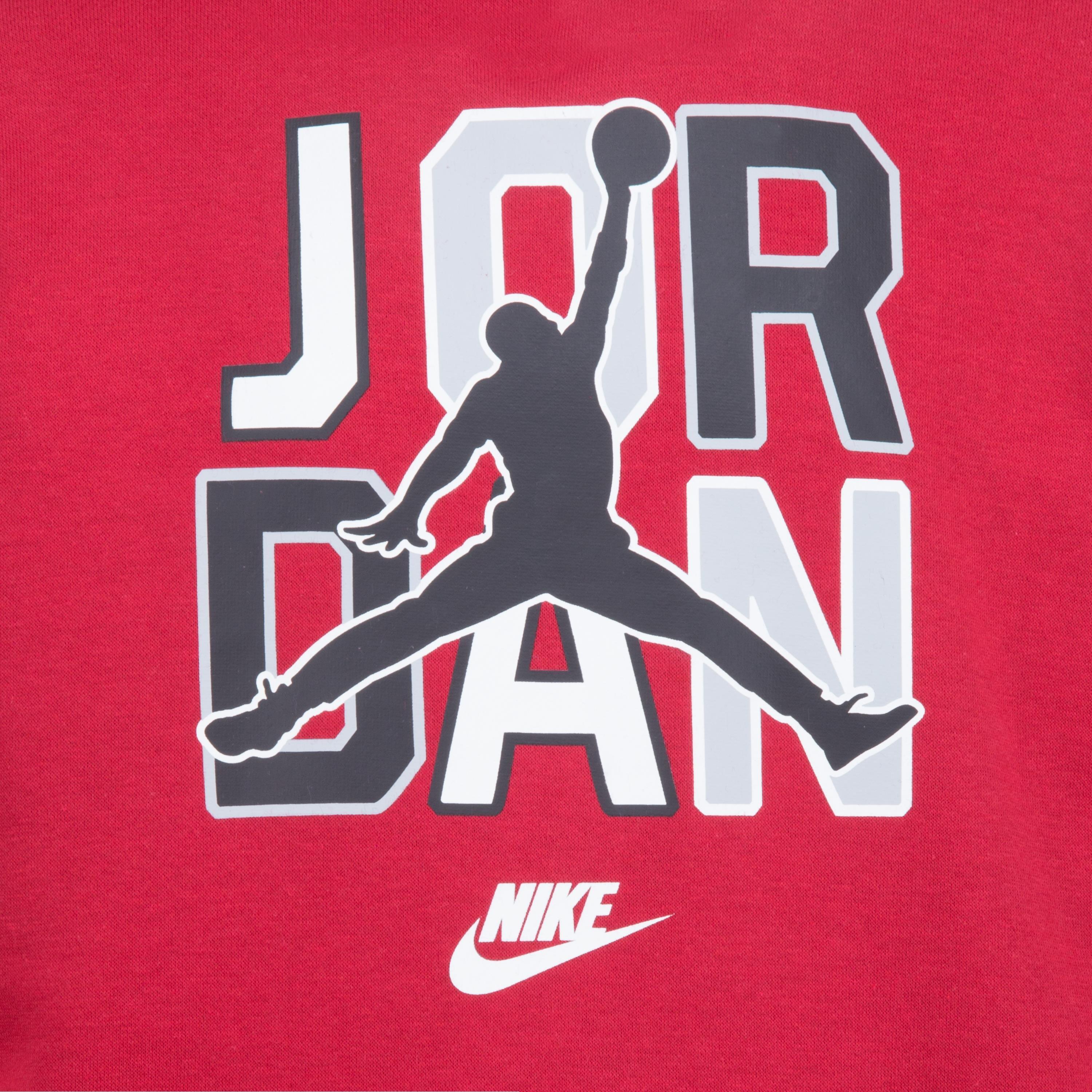 Jordan Sport DNA Big Boys' Red Hoodie