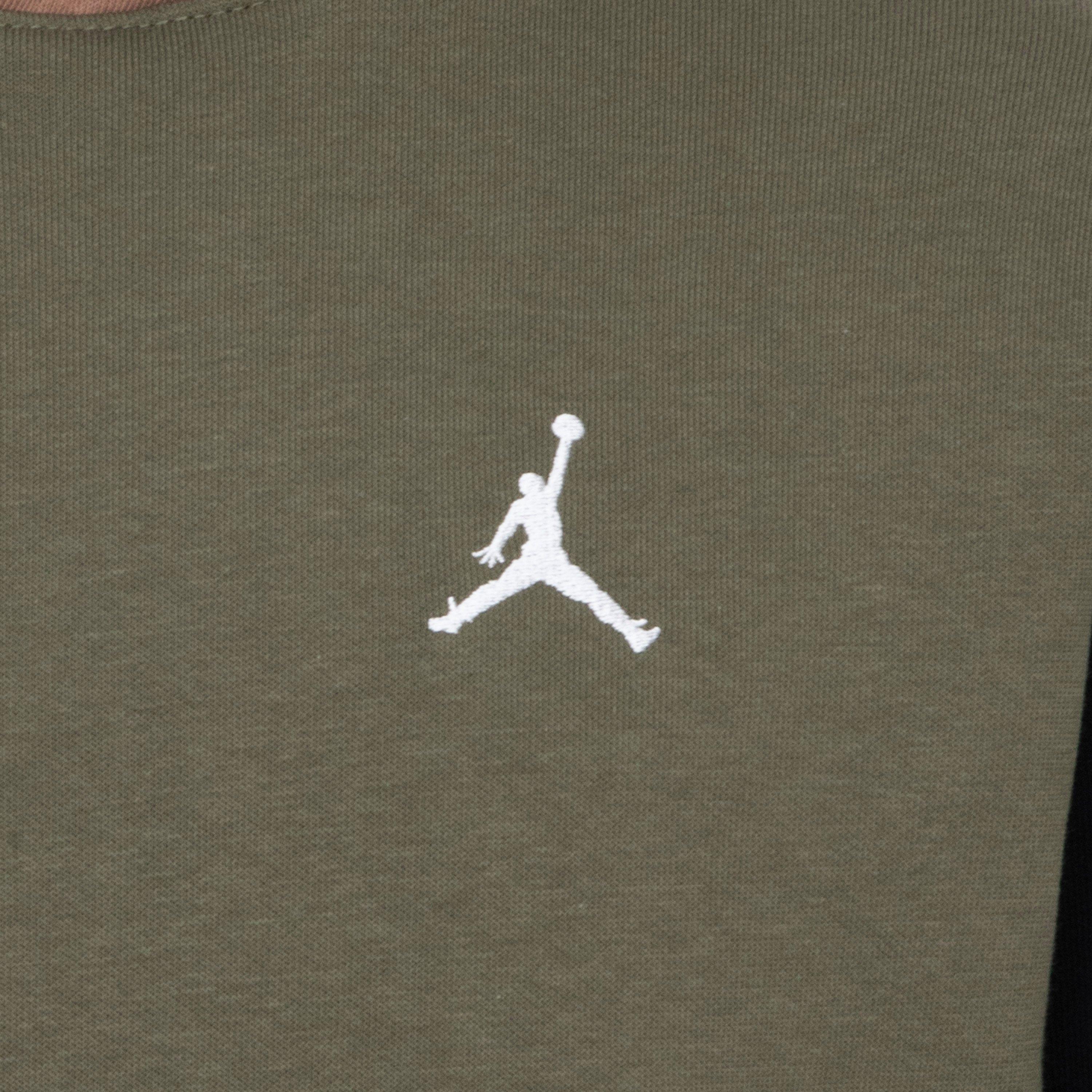 Jordan Big Boys' Brooklyn Fleece Hoodie - Green Multi - GREEN Thumbnail View 4