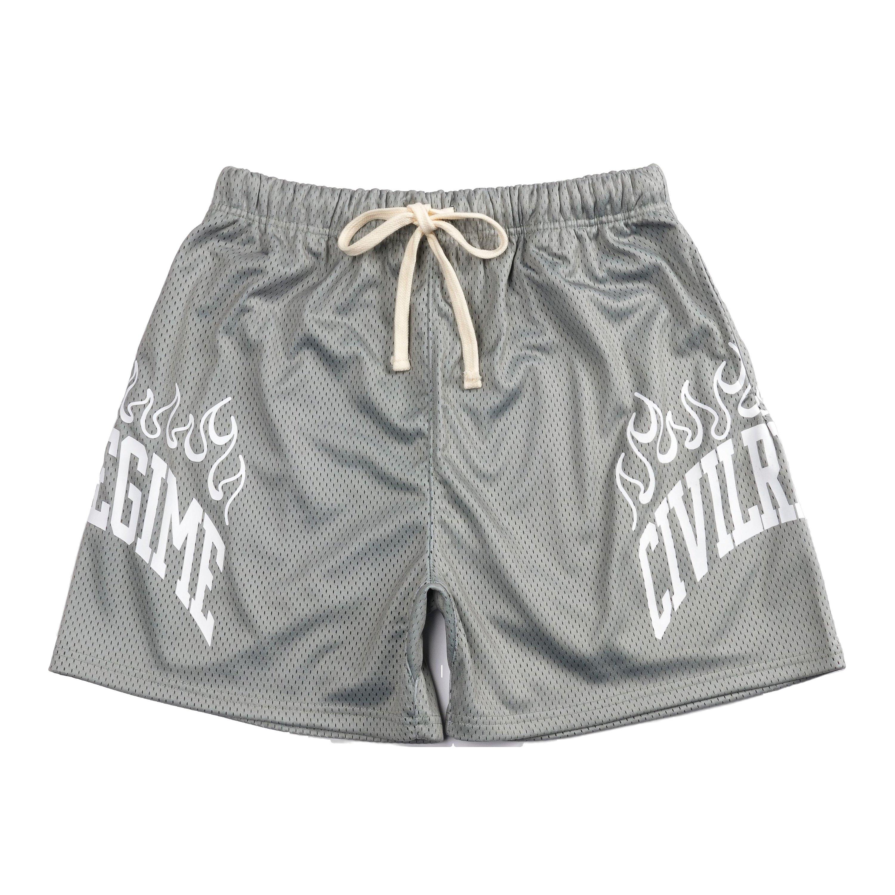 Civil Regime Men's Burning Regime Mesh Shorts - Seafoam - SEAFOAM Thumbnail View 1