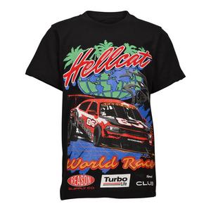 Reason Big Boys' Racing Tee - Black