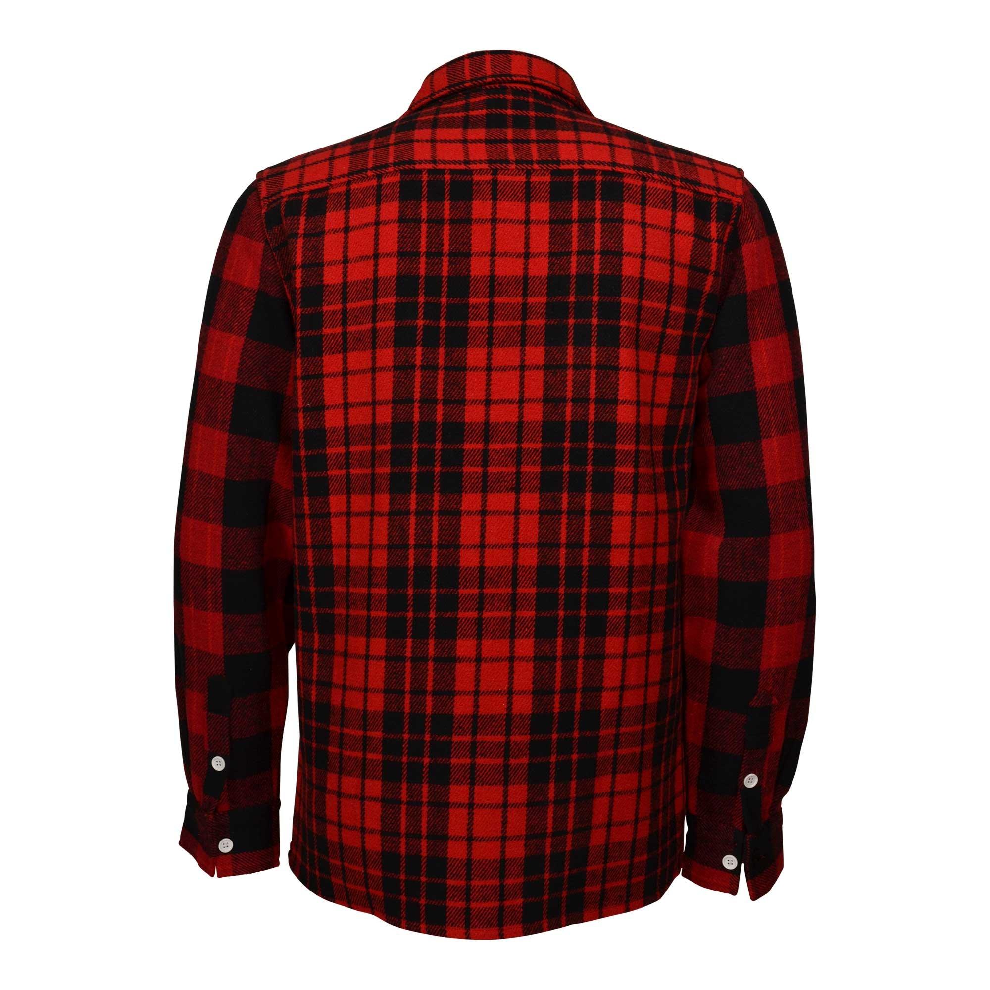 Reason Men's Mixed Pattern Flannel Shirt - Red - RED/BLACK Thumbnail View 2
