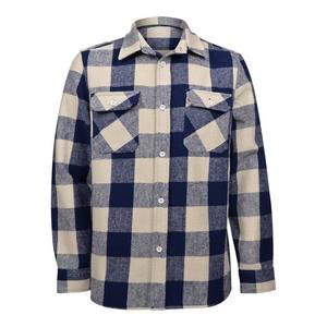 Reason Men's Plaid Flannel Shirt - Navy