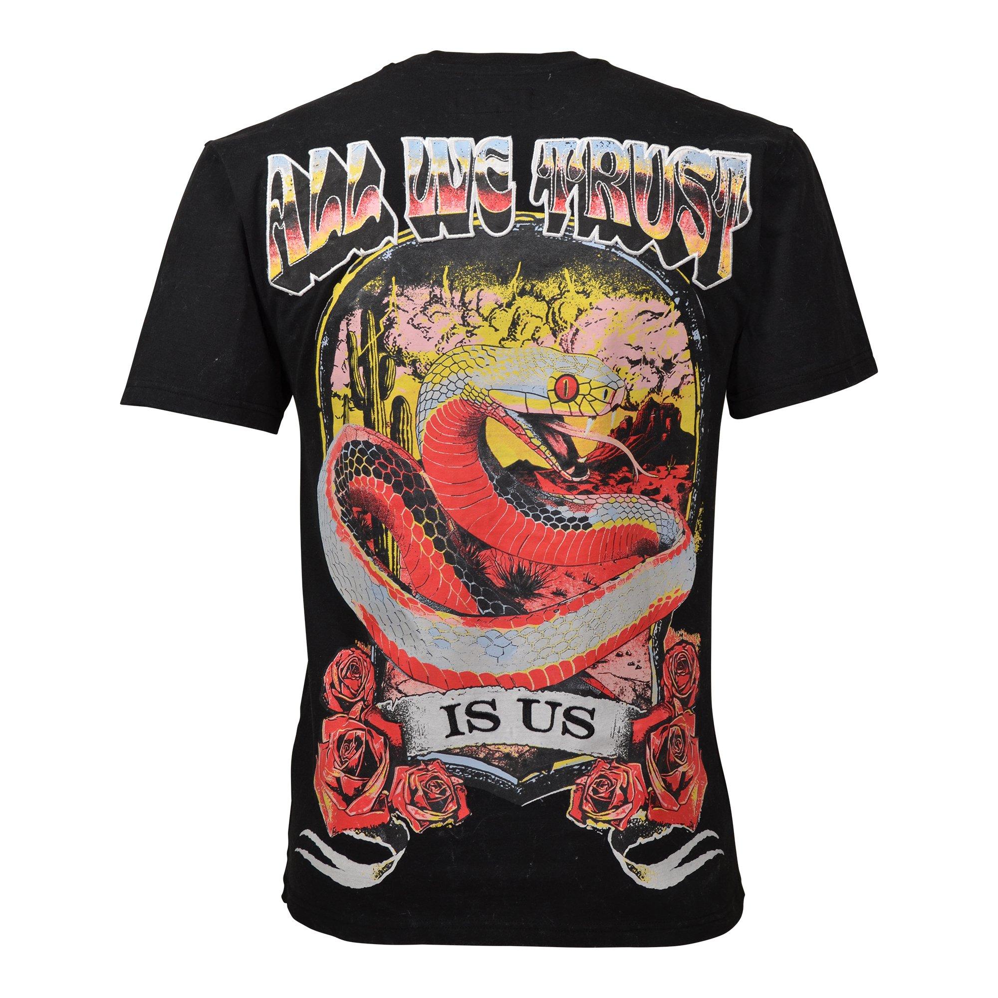 Reason Men's Snake Trust Tee - Black - BLACK Thumbnail View 1