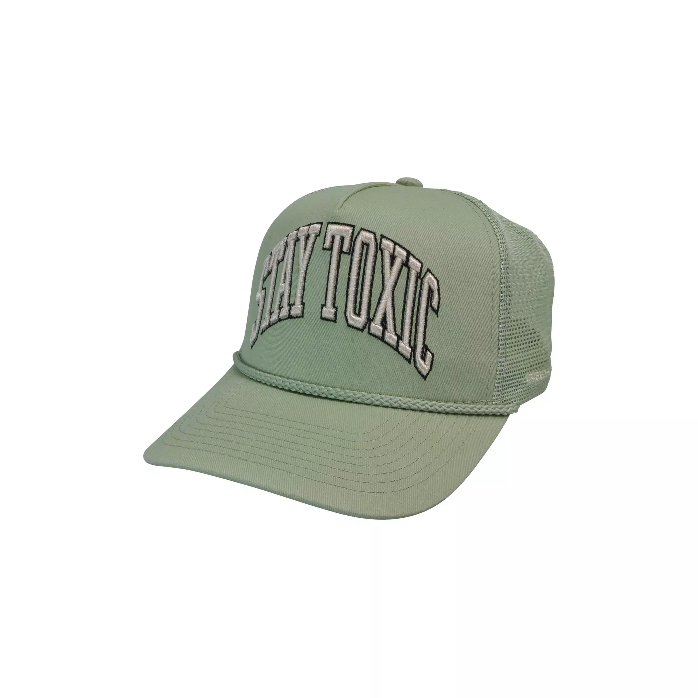 Field Grade Stay Toxic Trucker-Sage - SAGE GREEN