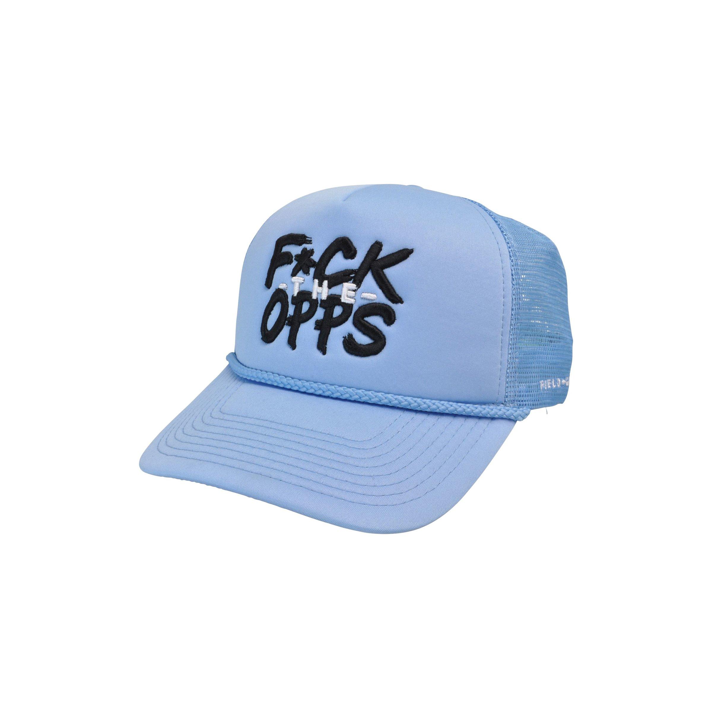 Field Grade F The Opps Trucker-Light Blue - LT BLUE