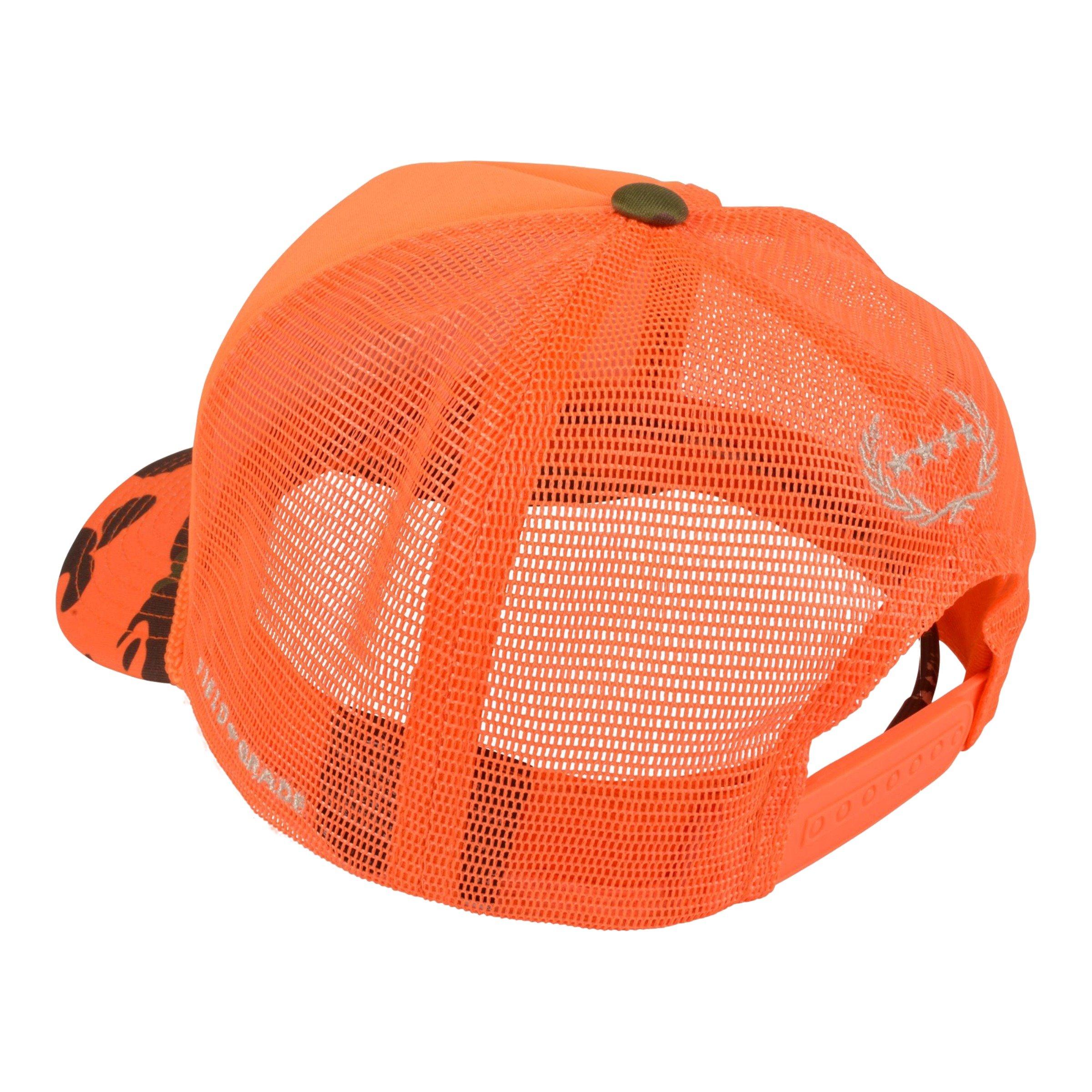 Men's Field Grade Don't Ask Safety Orange Duck Trucker-Camo