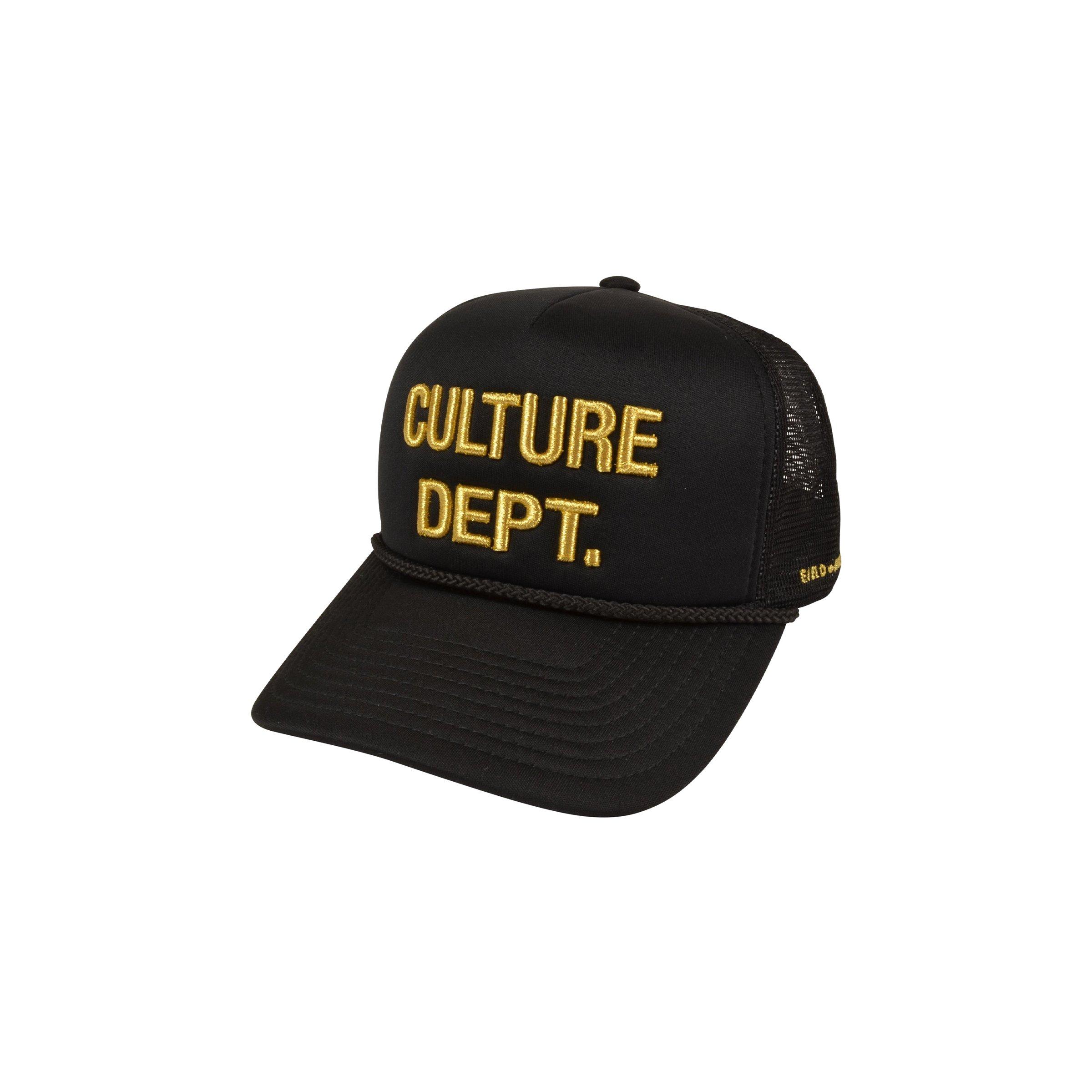 Field Grade Culture Dept. Trucker-Black/Gold - BLACK