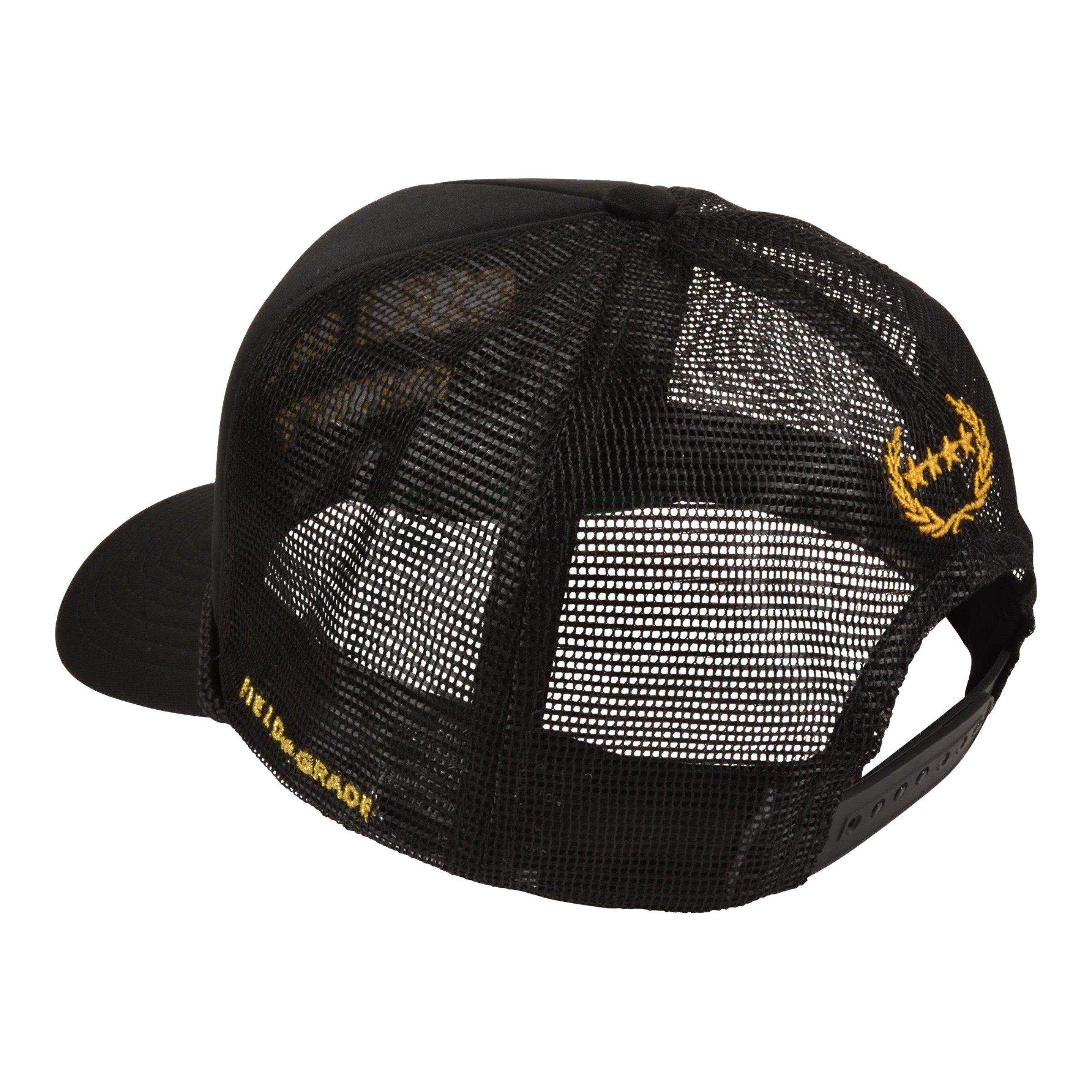 Field Grade Culture Dept. Trucker-Black/Gold - BLACK Thumbnail View 3