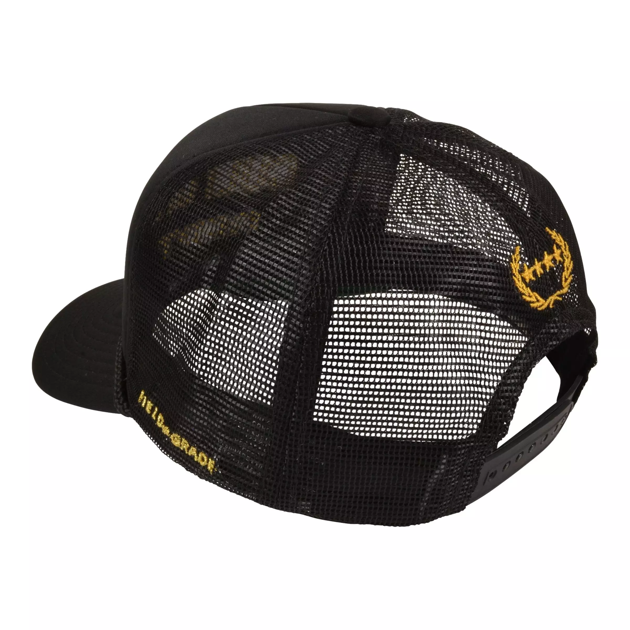 Field Grade Culture Dept. Trucker-Black/Gold - BLACK