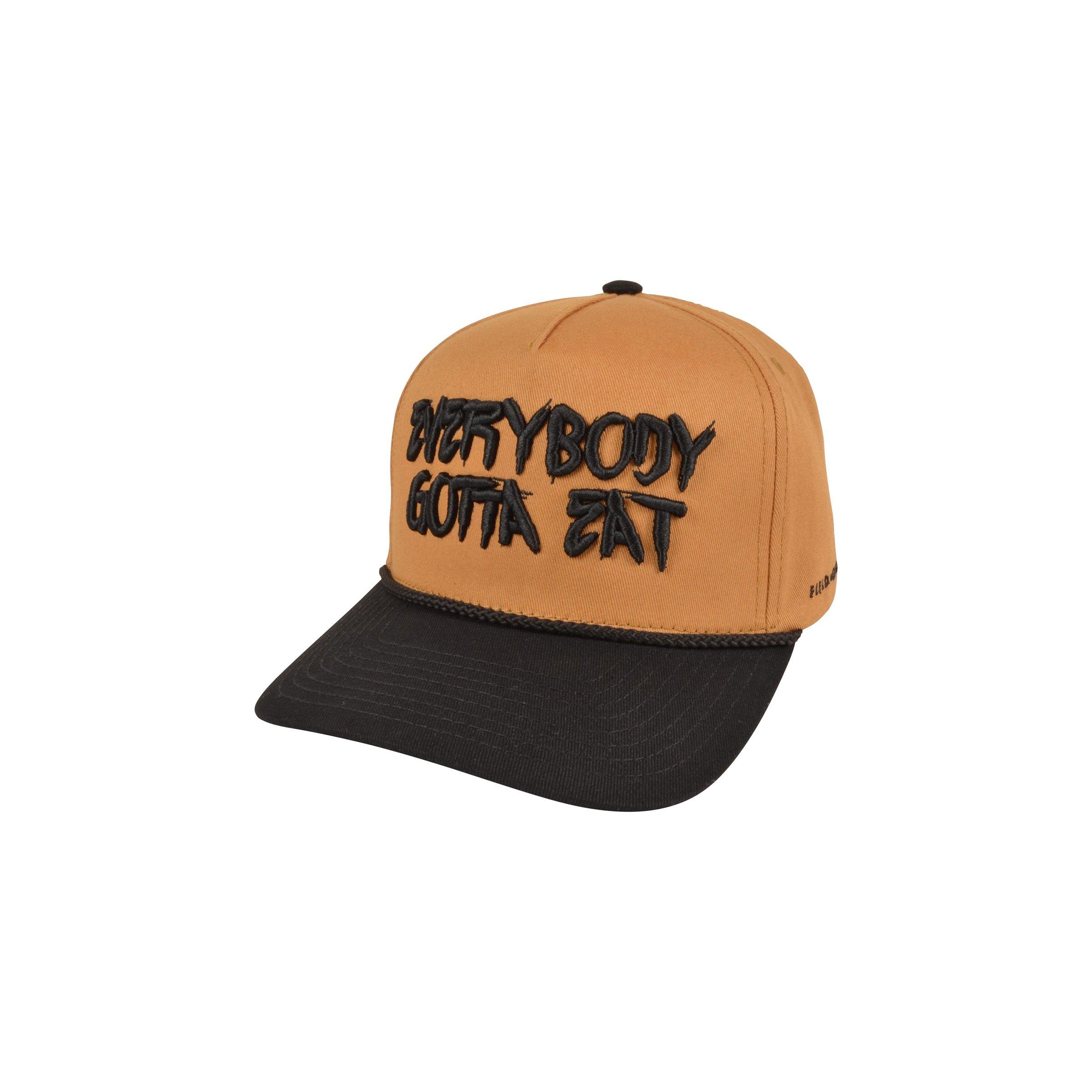 Field Grade Everybody Gotta Eat Trucker-Tan/Black - TAN/BLACK