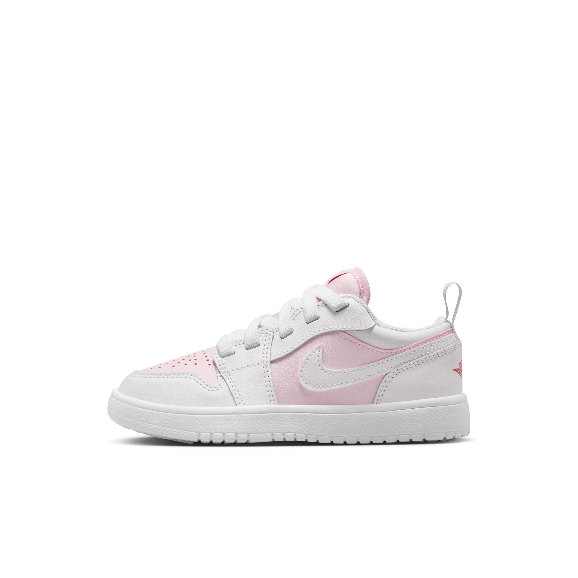 Jordan 1 Low Alt Preschool Girls' "Pink Foam/White/Fire Red" Shoe