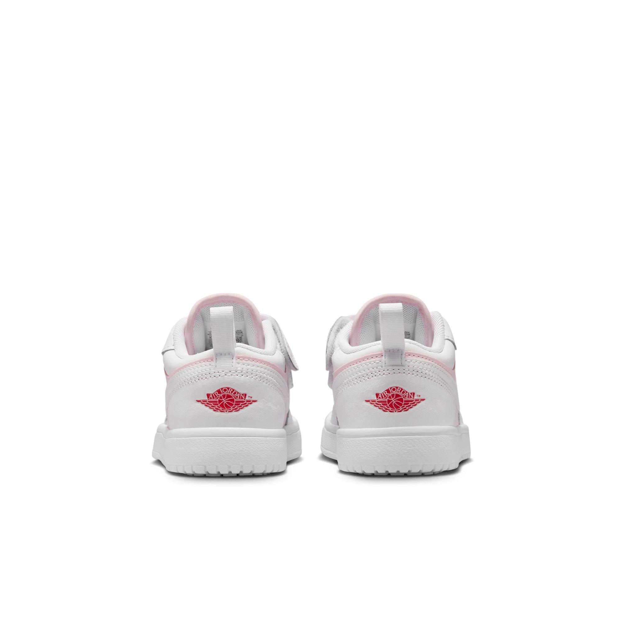 Jordan 1 Low Alt Preschool Girls' "Pink Foam/White/Fire Red" Shoe