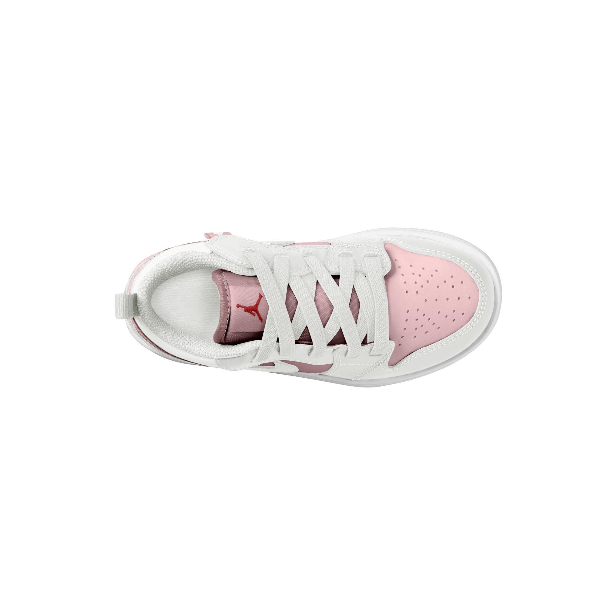 Jordan 1 Low Alt Preschool Girls' "Pink Foam/White/Fire Red" Shoe