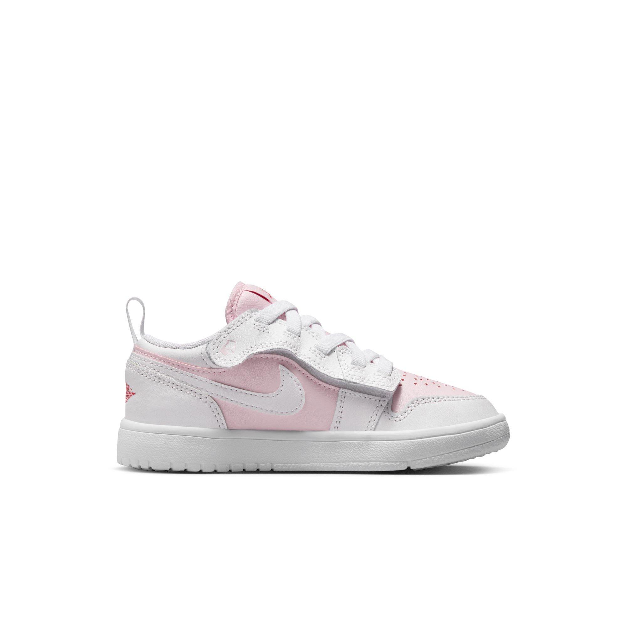 Jordan 1 Low Alt Preschool Girls' "Pink Foam/White/Fire Red" Shoe