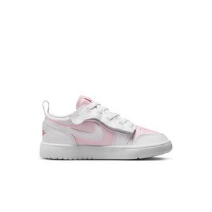 Jordan 1 Low Alt "Pink Foam/White/Fire Red" Preschool Girls' Shoe