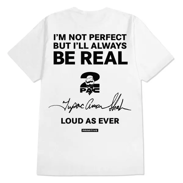 Primitive Men's Tupac Truth Tee - WHITE