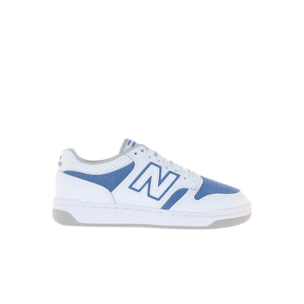 New Balance 480 "White/Sea Stone" Grade School Boys' Shoe - GREY