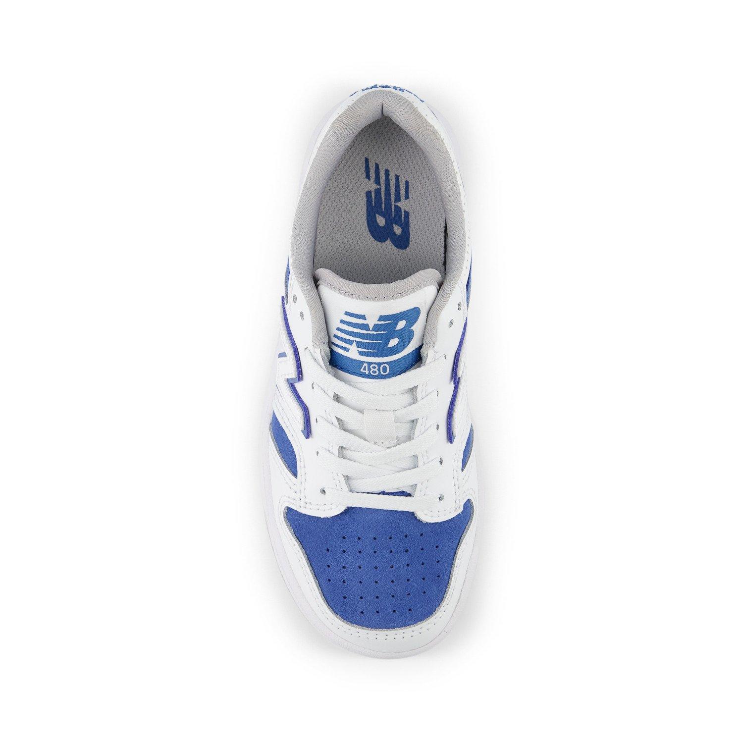 New Balance 480 Preschool Boys' White/Sea Stone" Shoe