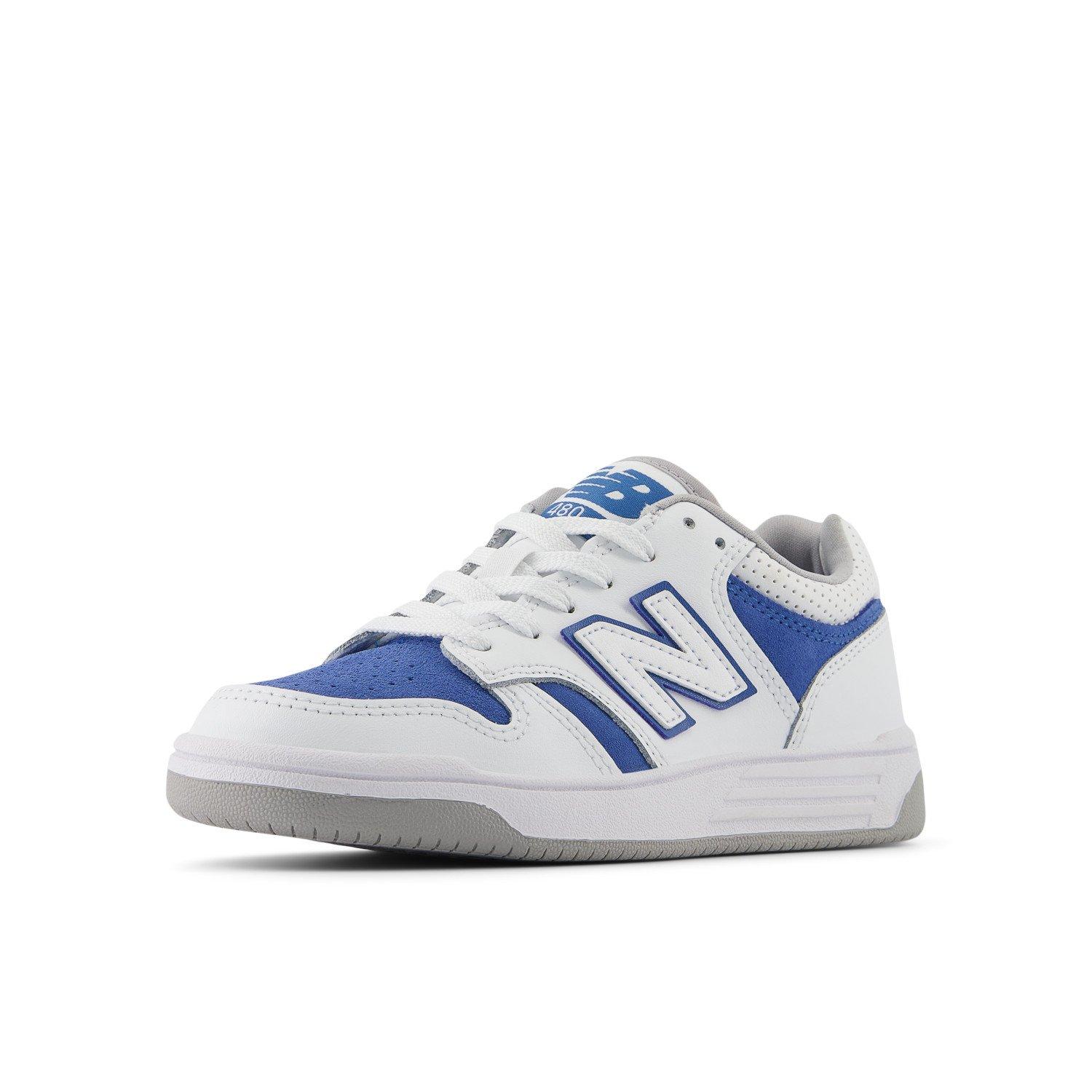 New Balance 480 Preschool Boys' White/Sea Stone Shoe