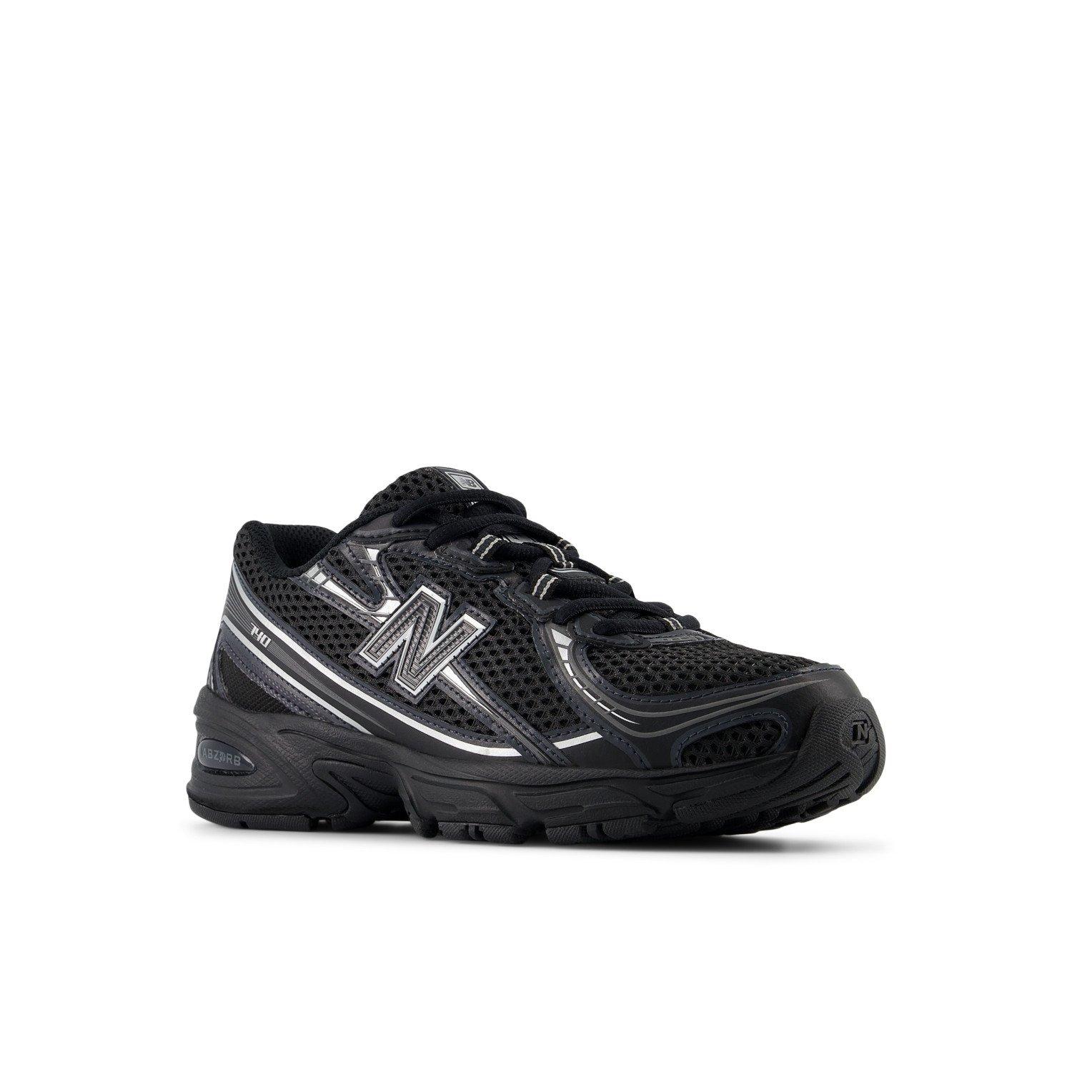 New Balance 740 Toddler Boys' "Black/Silver" Shoe