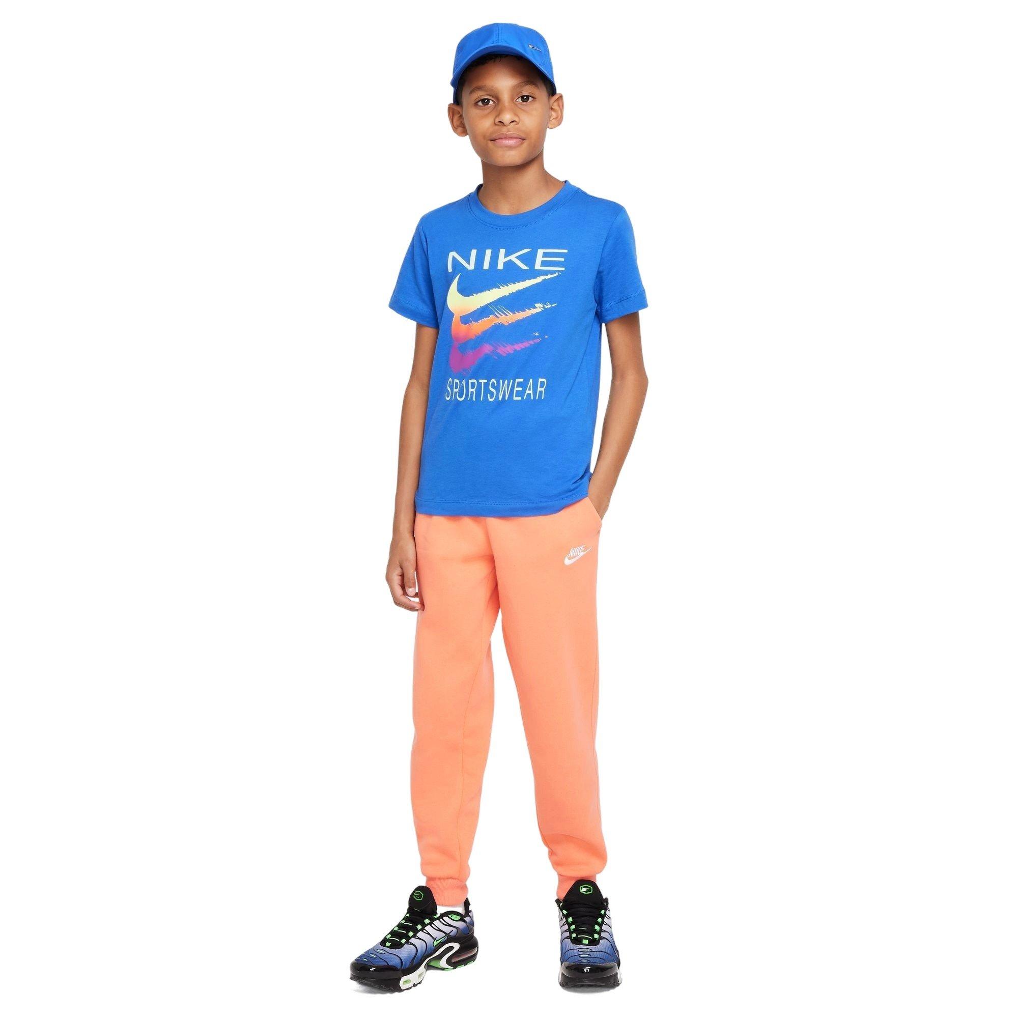 Nike Sportswear Brand Mark Big Boys' Blue&nbsp;Tee
