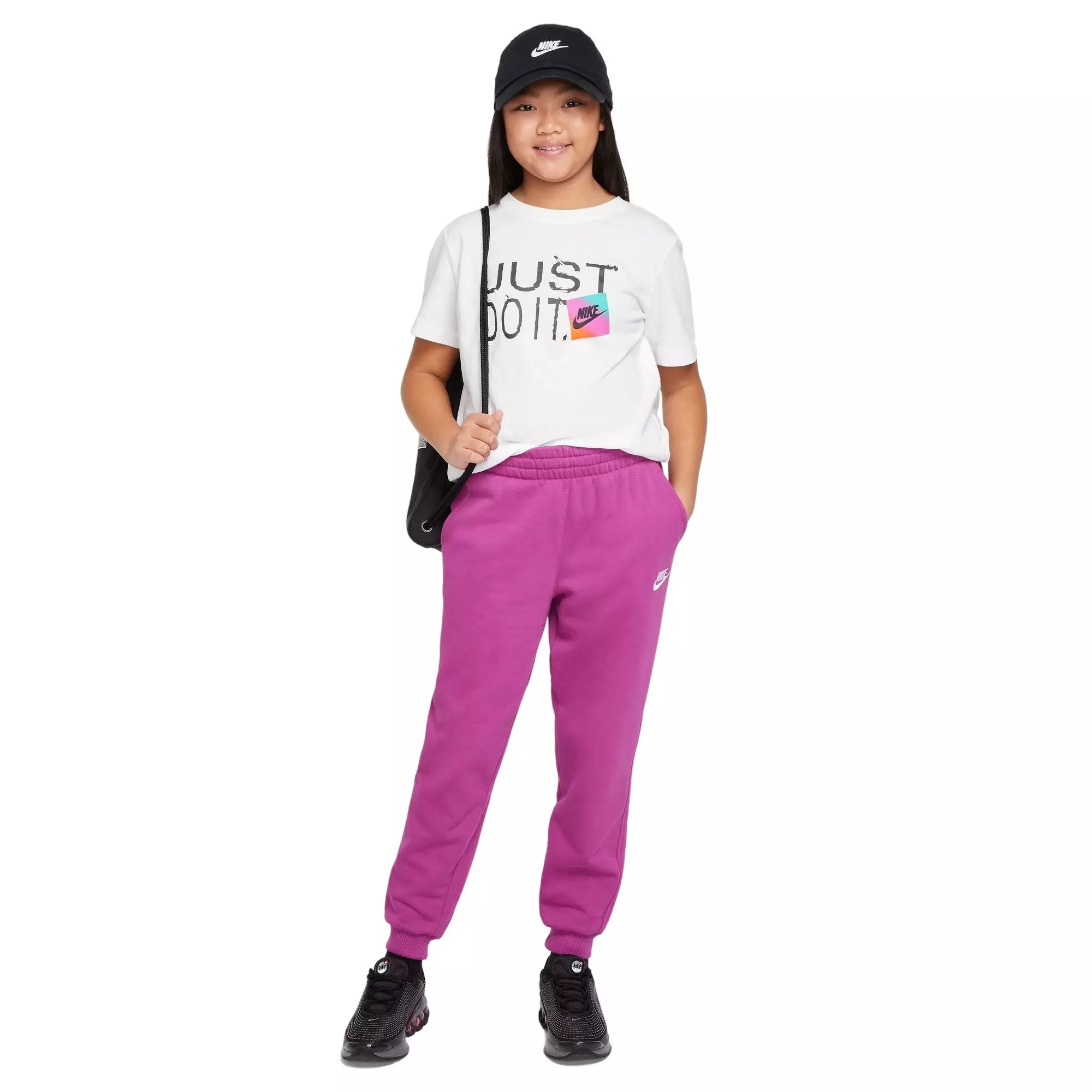 Nike Big Boys' Sportswear JDI Tee - WHITE