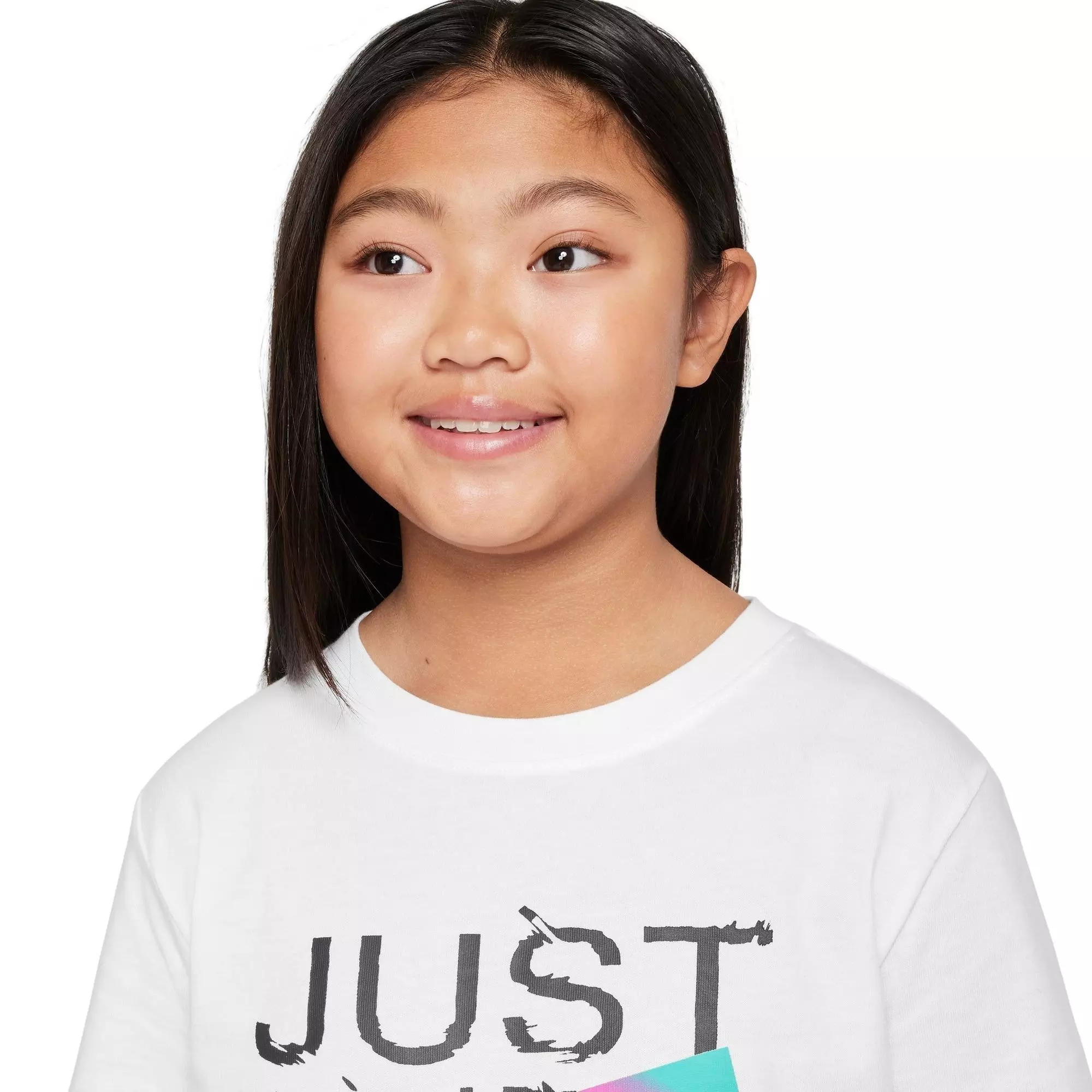 Nike Big Boys' Sportswear JDI Tee - WHITE