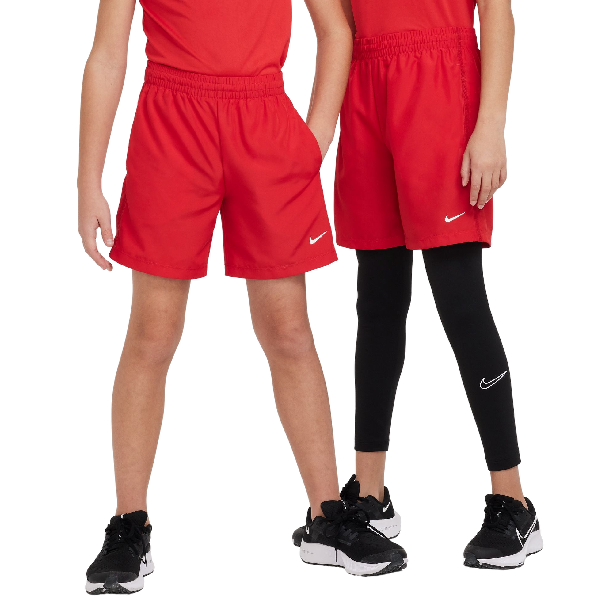 Nike Big Boys' Multi Dri-FIT Training Shorts - Red - RED Thumbnail View 1