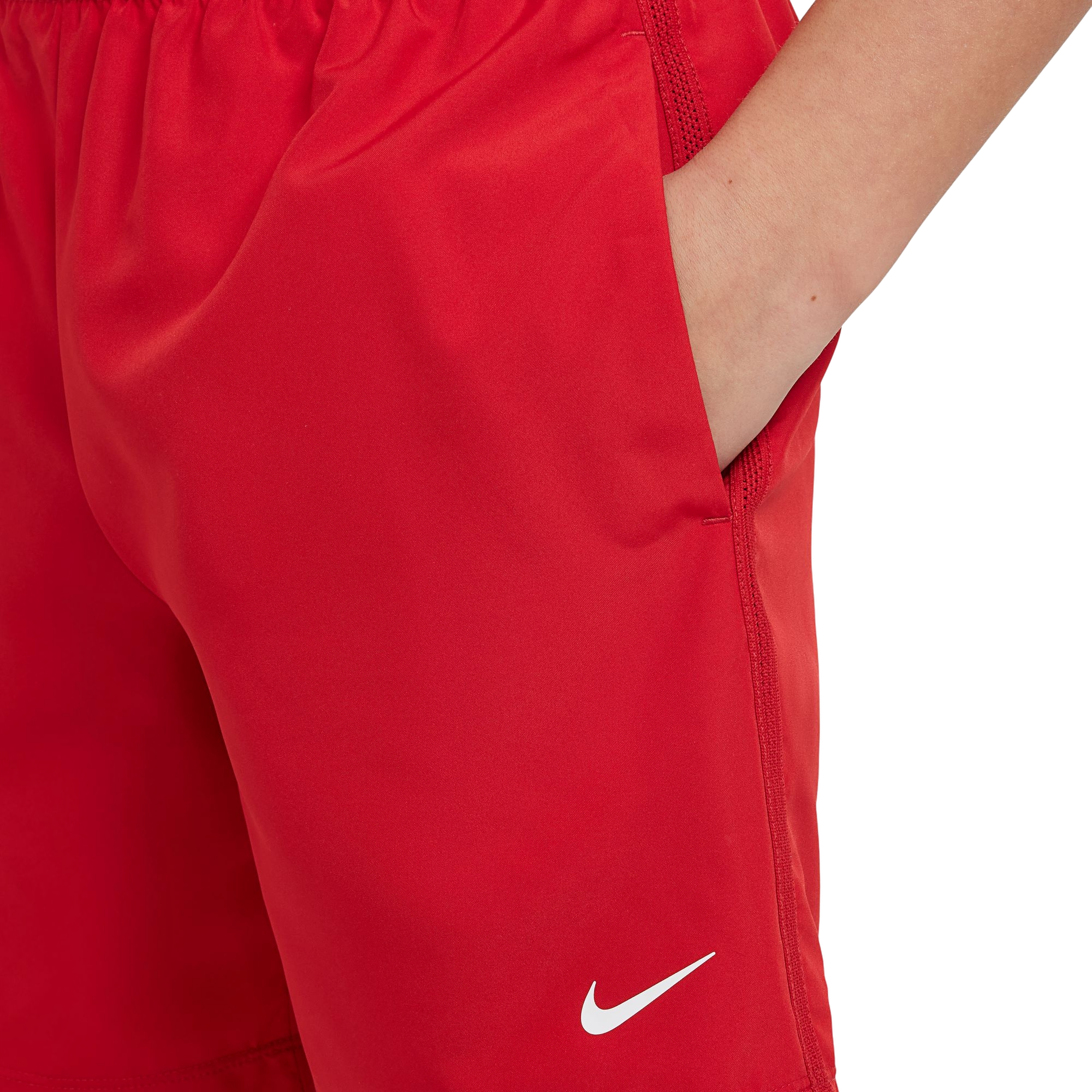 Nike Big Boys' Multi Dri-FIT Training Shorts - Red - RED Thumbnail View 6
