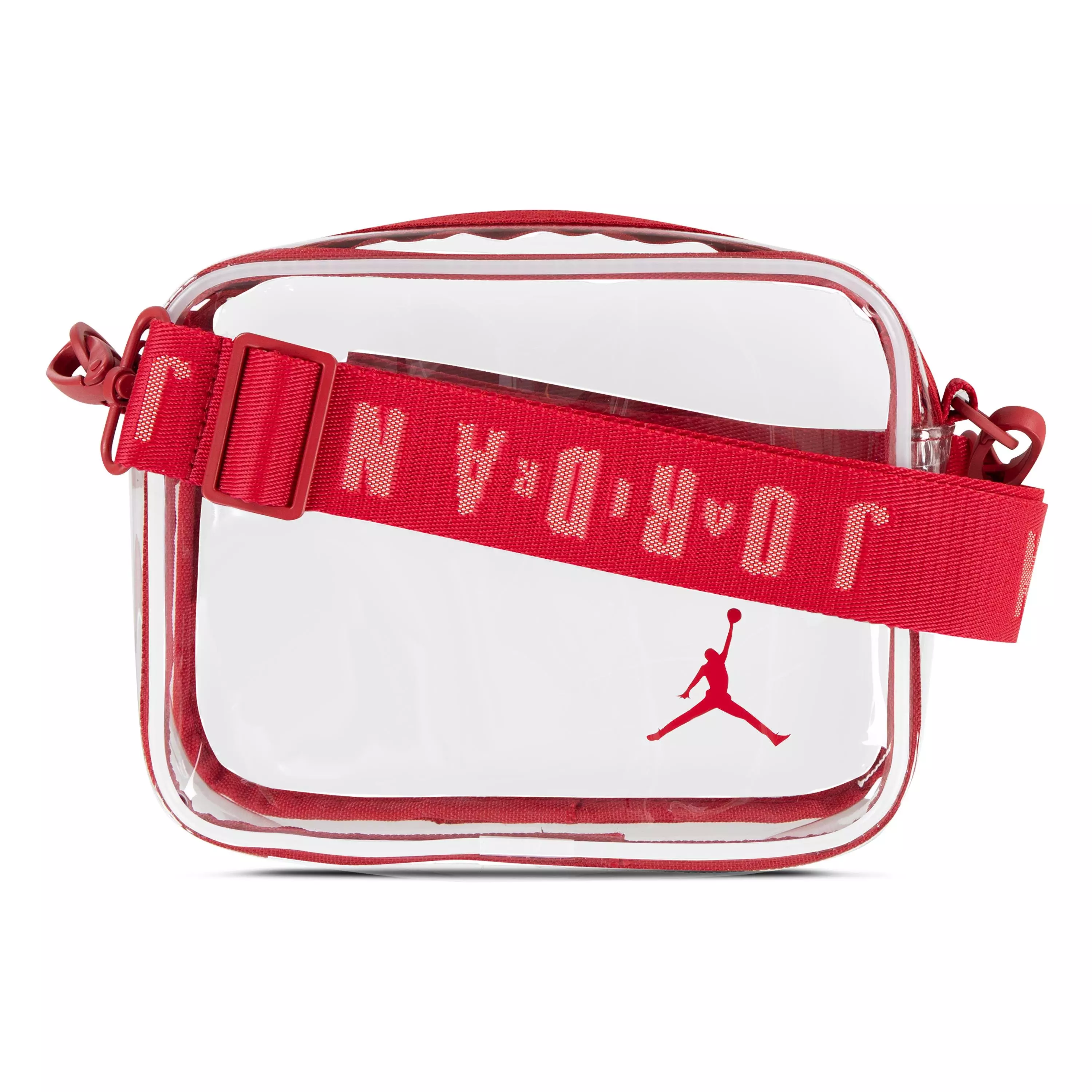 Jordan Stadium Crossbody Clear Bag - Red - RED