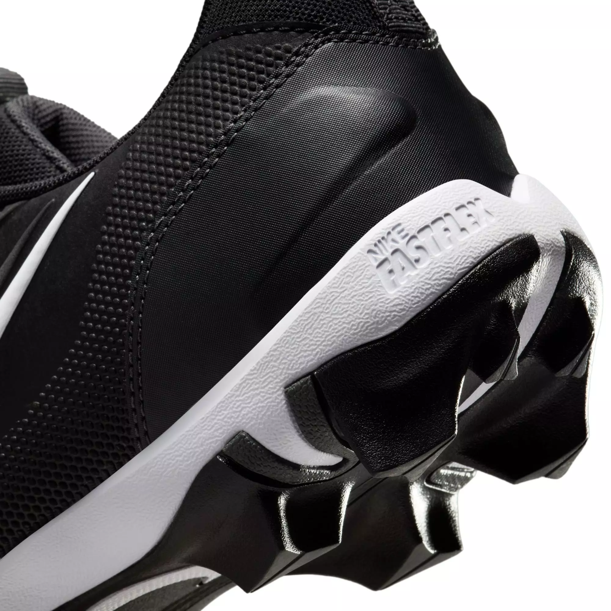 Nike Force Trout 9 "Black/Metallic Silver/Anthracite/White" Men's Baseball Cleat - BLACK/WHITE