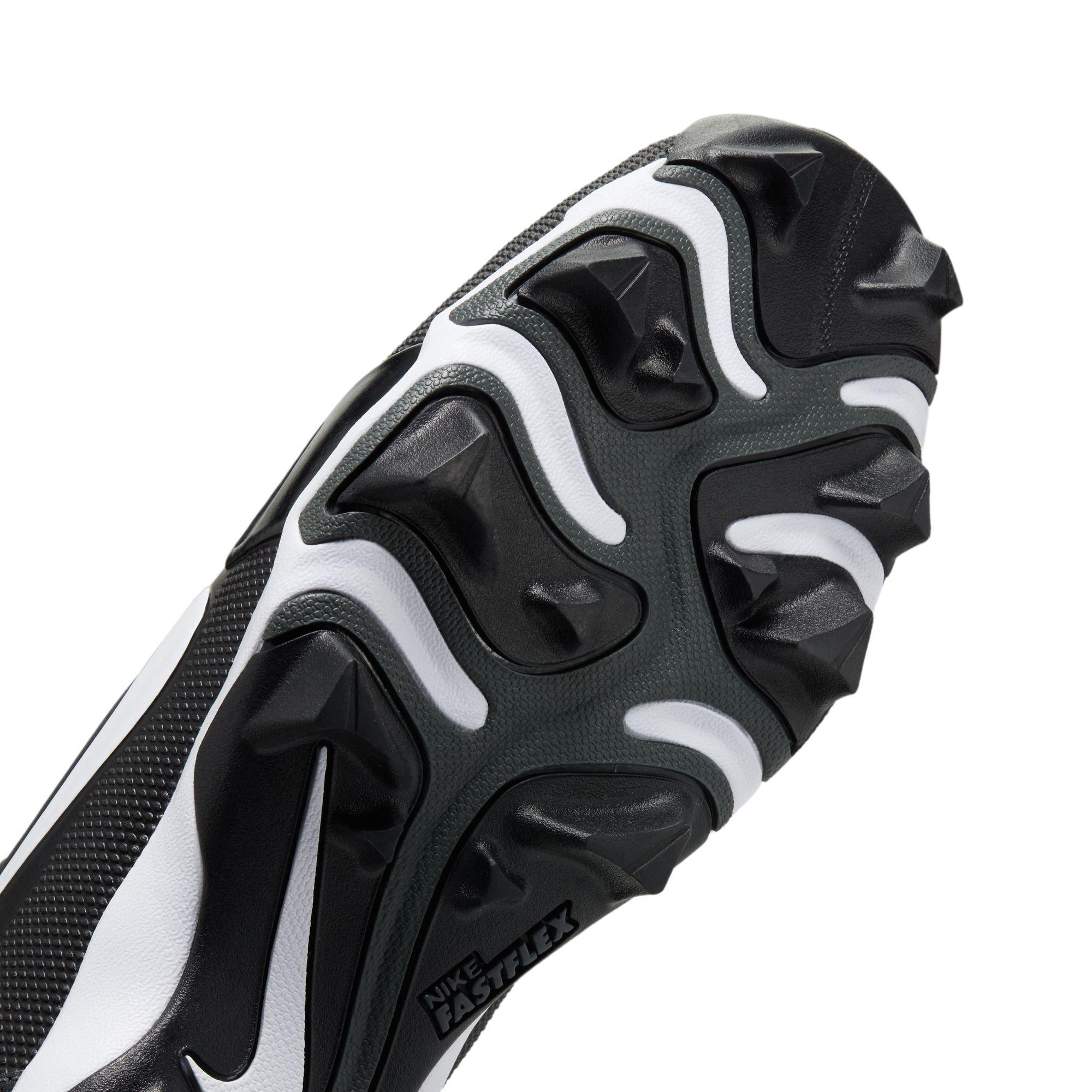 Nike Force Trout 9 "Black/Metallic Silver/Anthracite/White" Men's Baseball Cleat - BLACK/WHITE Thumbnail View 10