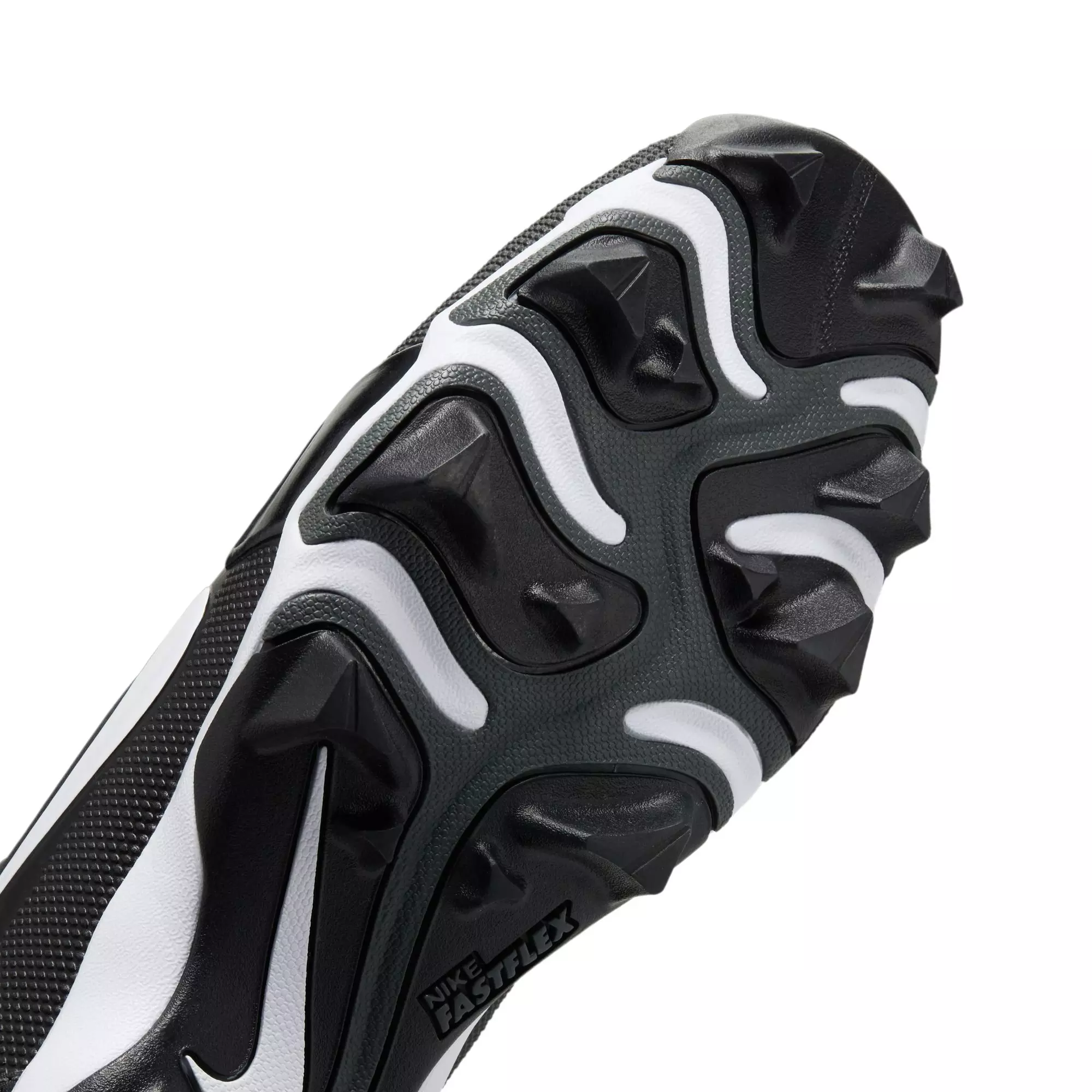 Nike Force Trout 9 "Black/Metallic Silver/Anthracite/White" Men's Baseball Cleat - BLACK/WHITE