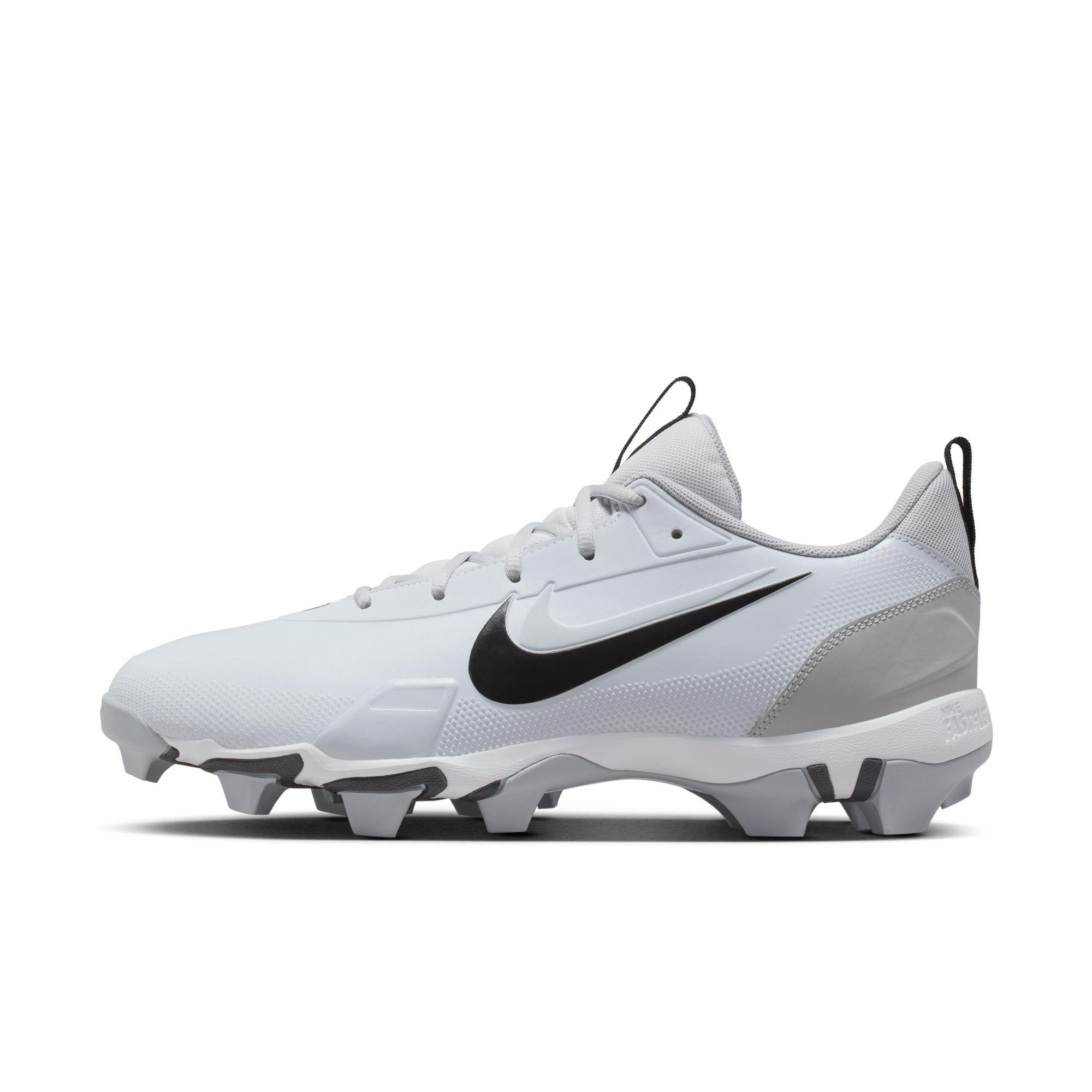 Nike Force Trout 9 Keystone "Pure Platinum/White/Wolf Grey/Black" Men's Baseball Cleat - GREY/BLACK Thumbnail View 3