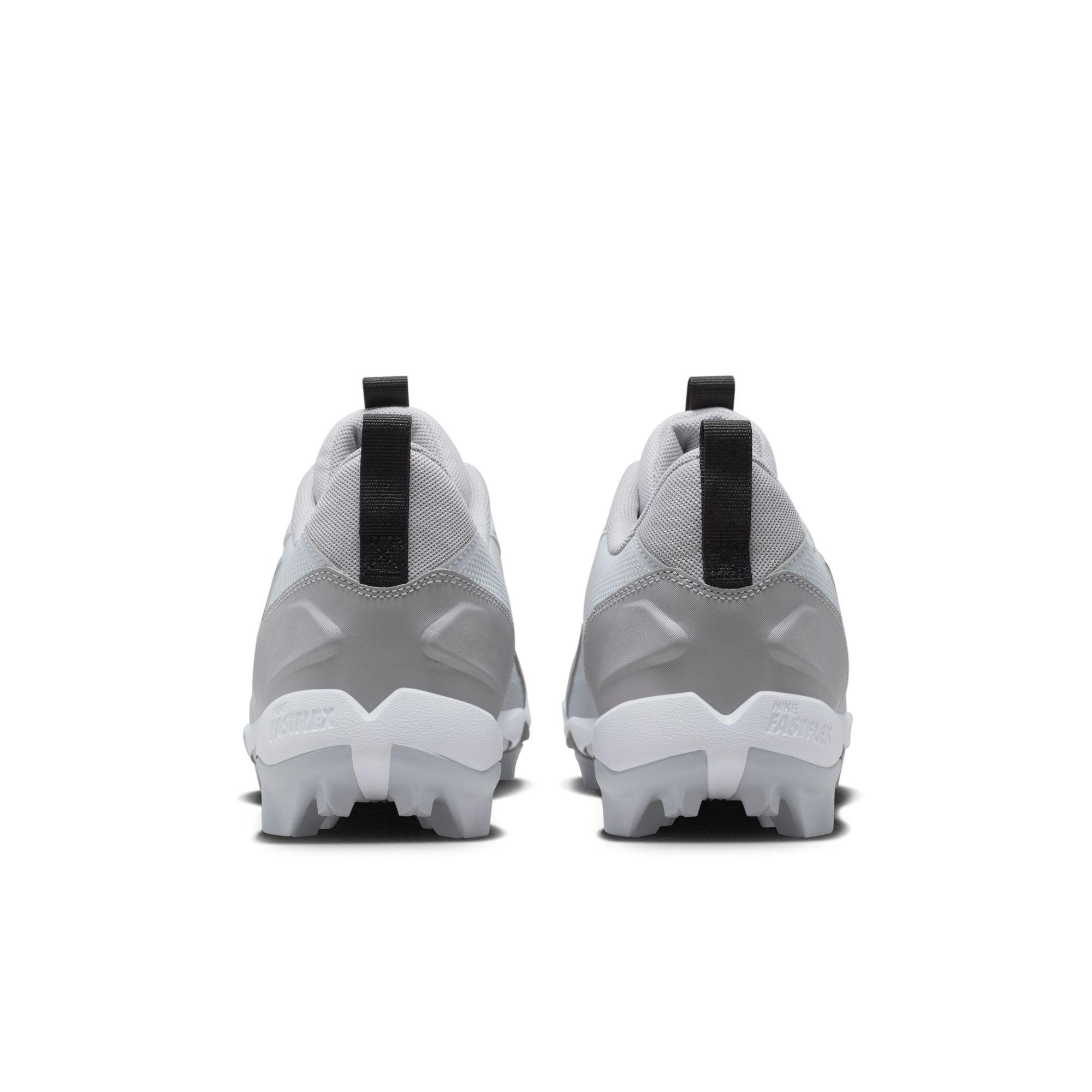Nike Force Trout 9 Keystone "Pure Platinum/White/Wolf Grey/Black" Men's Baseball Cleat - GREY/BLACK Thumbnail View 7