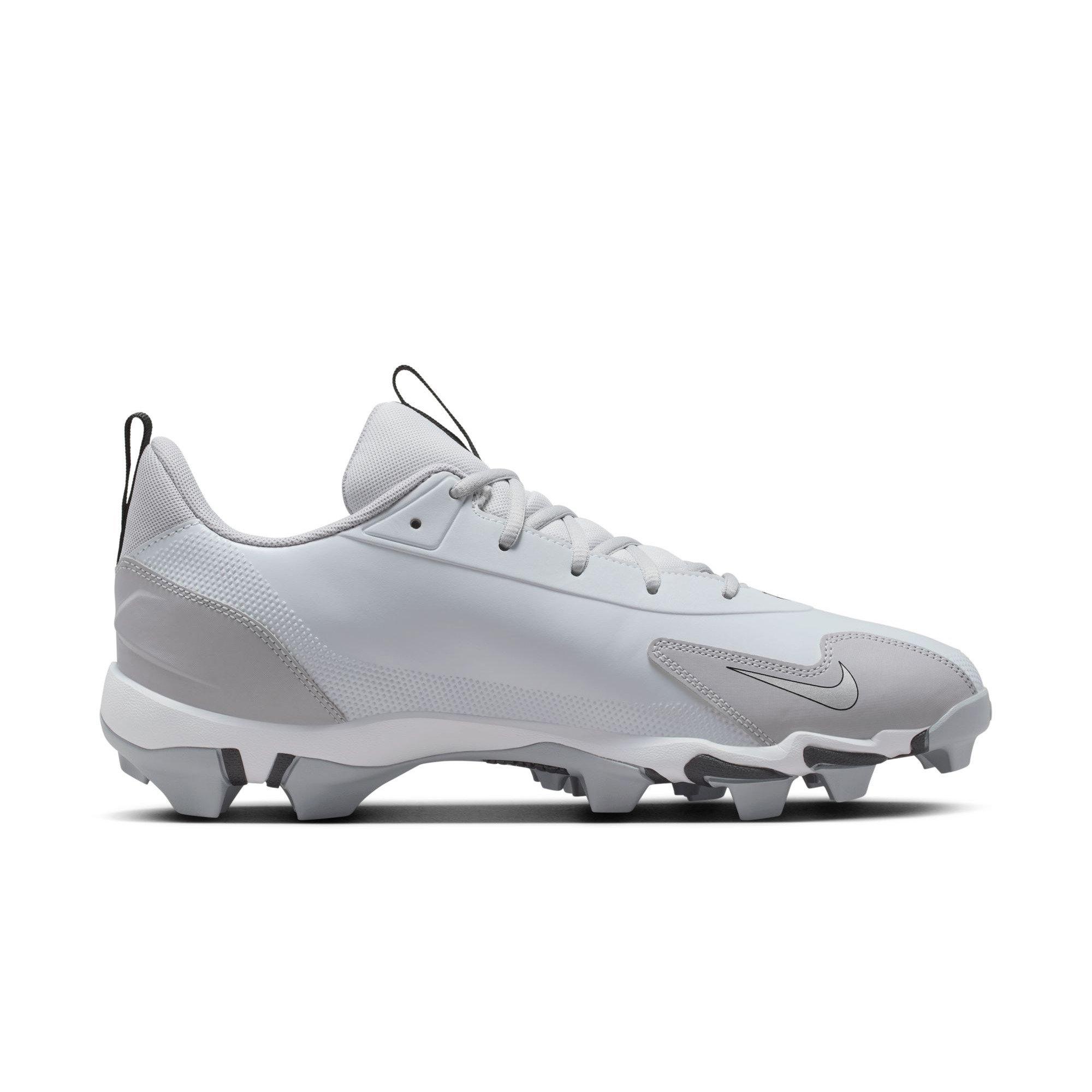 Nike Force Trout 9 Keystone "Pure Platinum/White/Wolf Grey/Black" Men's Baseball Cleat - GREY/BLACK Thumbnail View 2