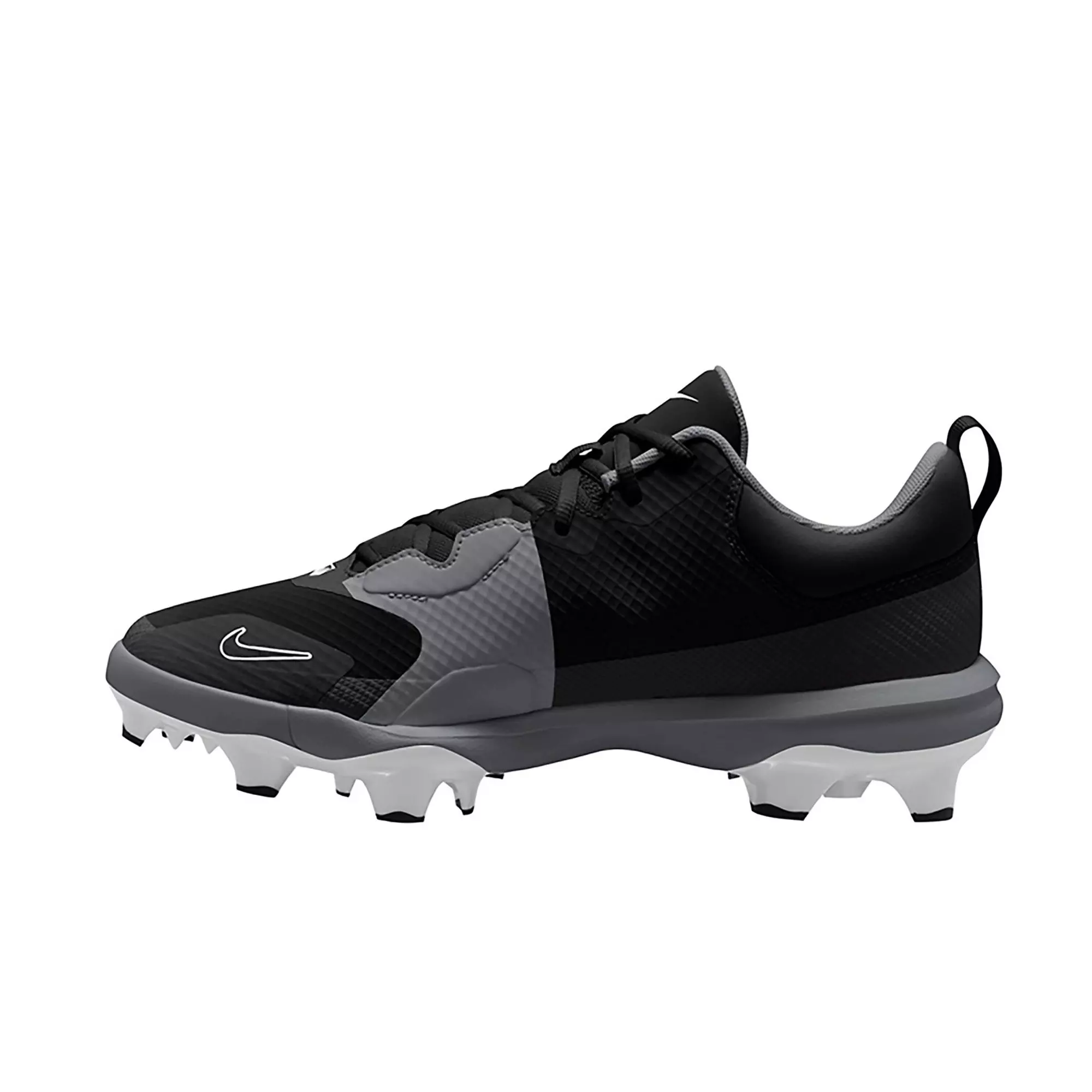 Nike Force Trout 9 Pro MCS "Black/Anthracite/White/Metallic Silver" Men's Baseball Cleat - BLACK/SILVER