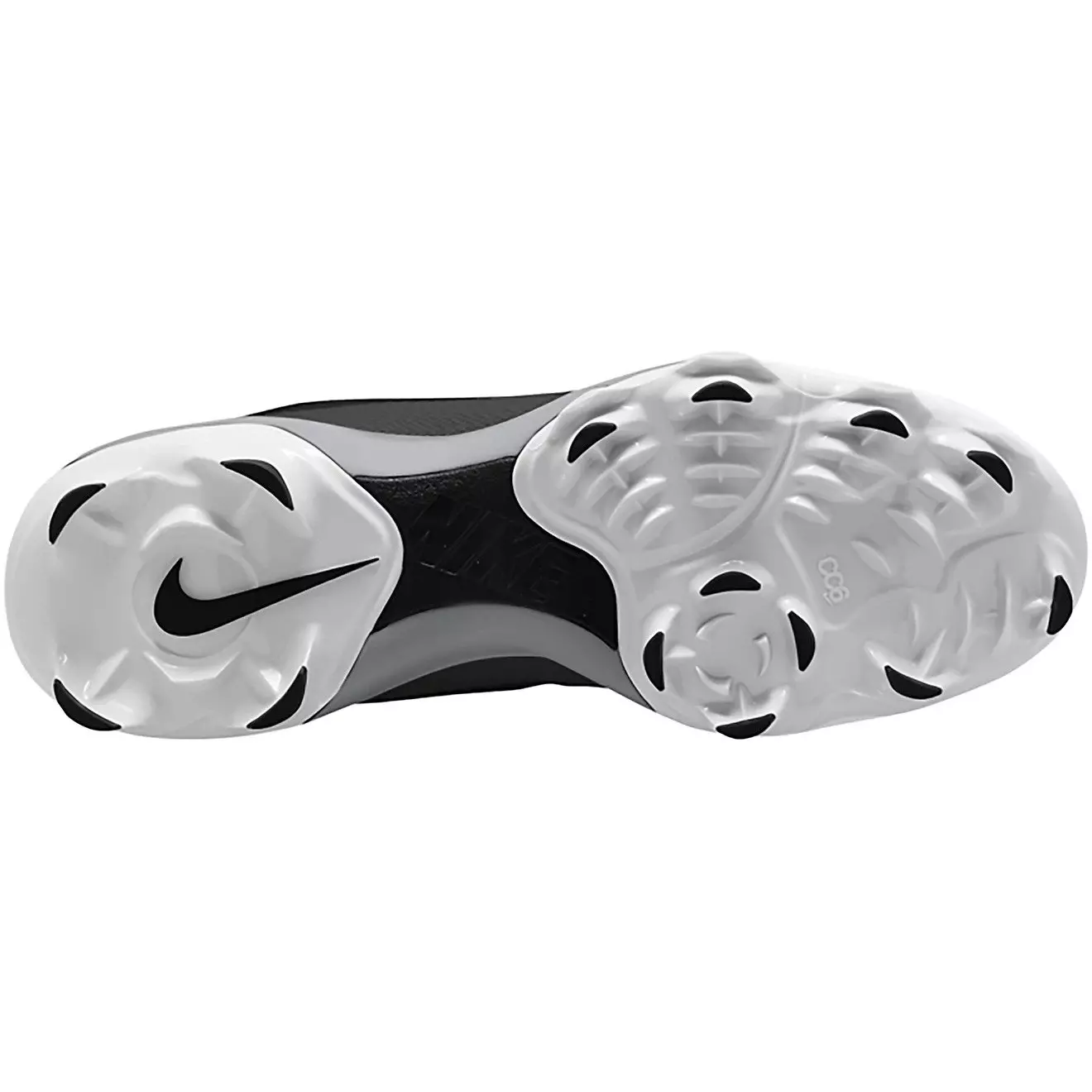 Nike Force Trout 9 Pro MCS "Black/Anthracite/White/Metallic Silver" Men's Baseball Cleat - BLACK/SILVER