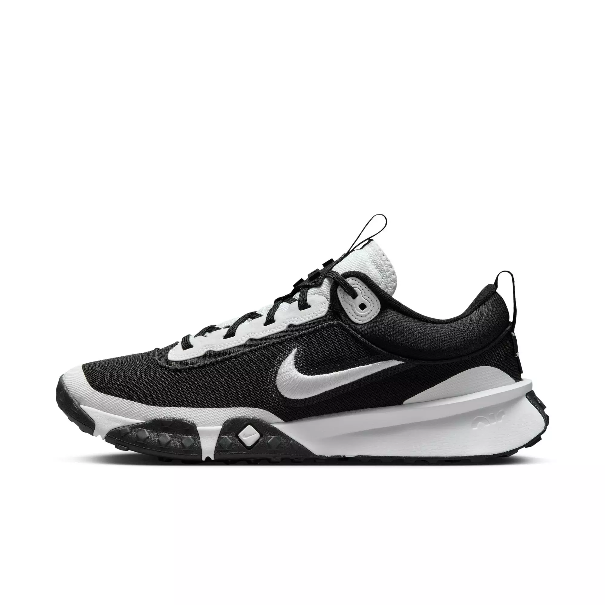 Nike Air Diamond Varsity Turf "Black/White" Men's Baseball Shoe - BLACK/WHITE