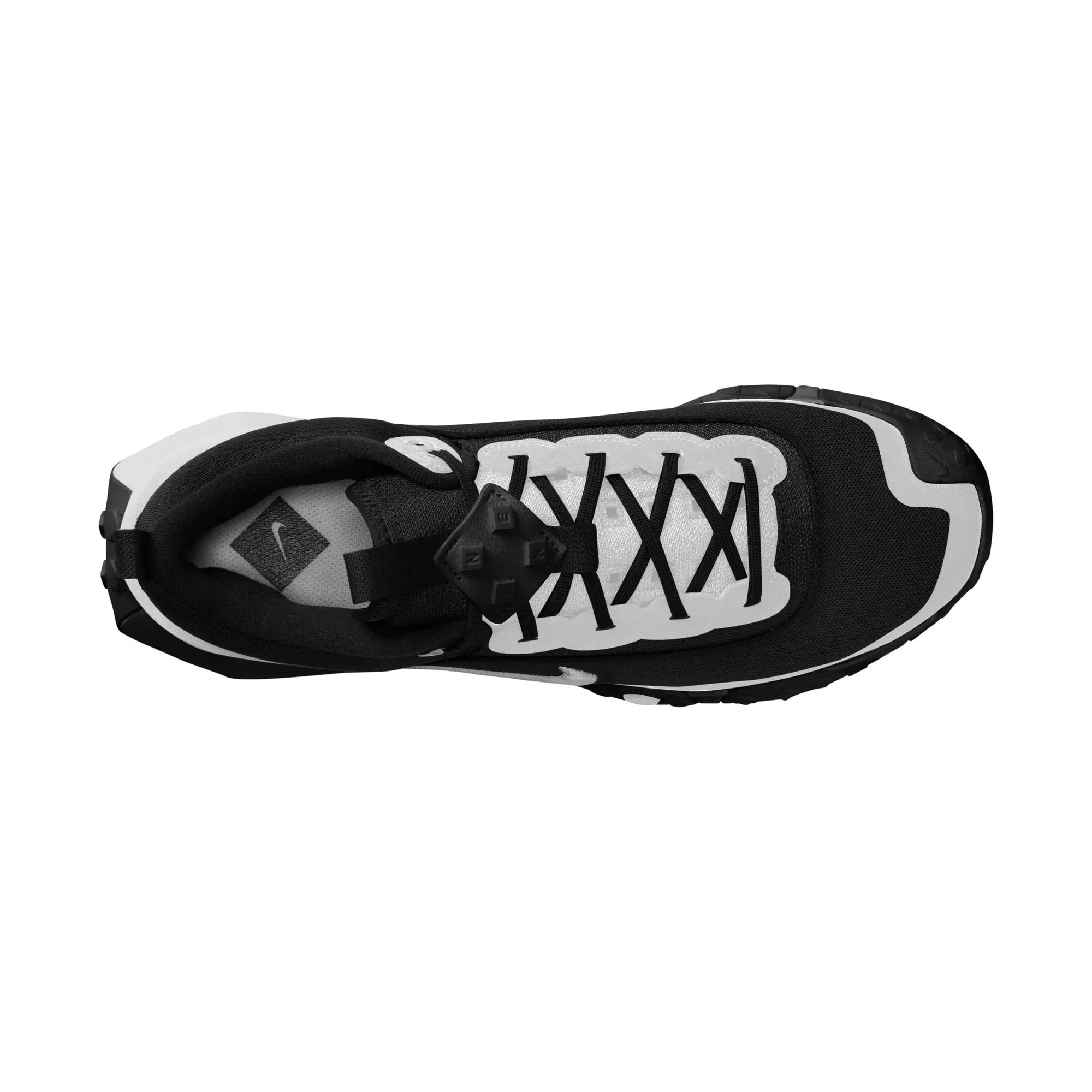 Nike Air Diamond Varsity Turf "Black/White" Men's Baseball Shoe - BLACK/WHITE