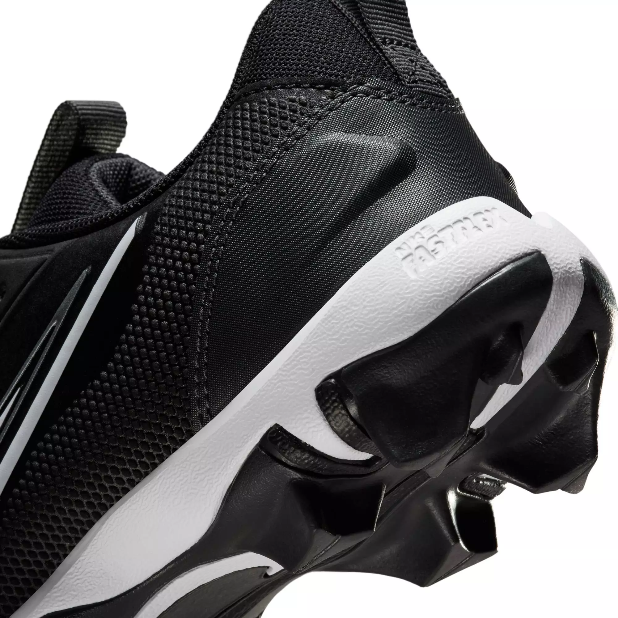 Nike Force Trout 9 Keystone "Black/White/Anthracite/Silver" Grade School Boys' Baseball Cleat - BLACK/WHITE