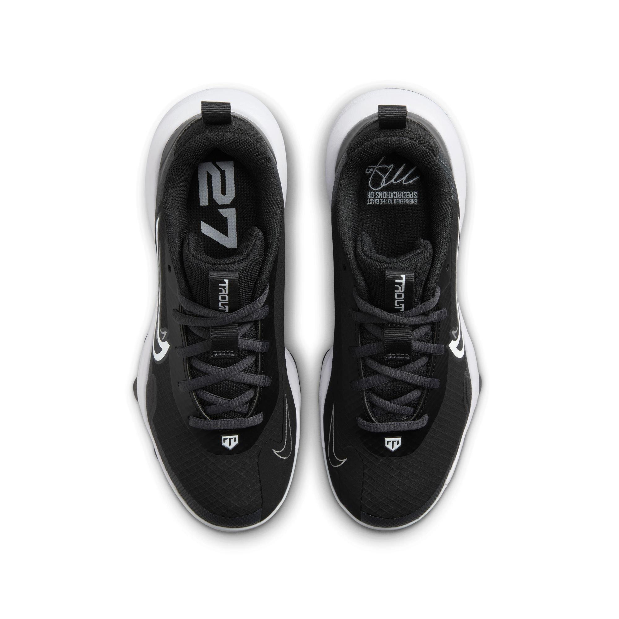 Nike Force Trout 9 Pro MCS  Grade School Boys' "Black/White/Anthracite/Silver" Baseball Cleat