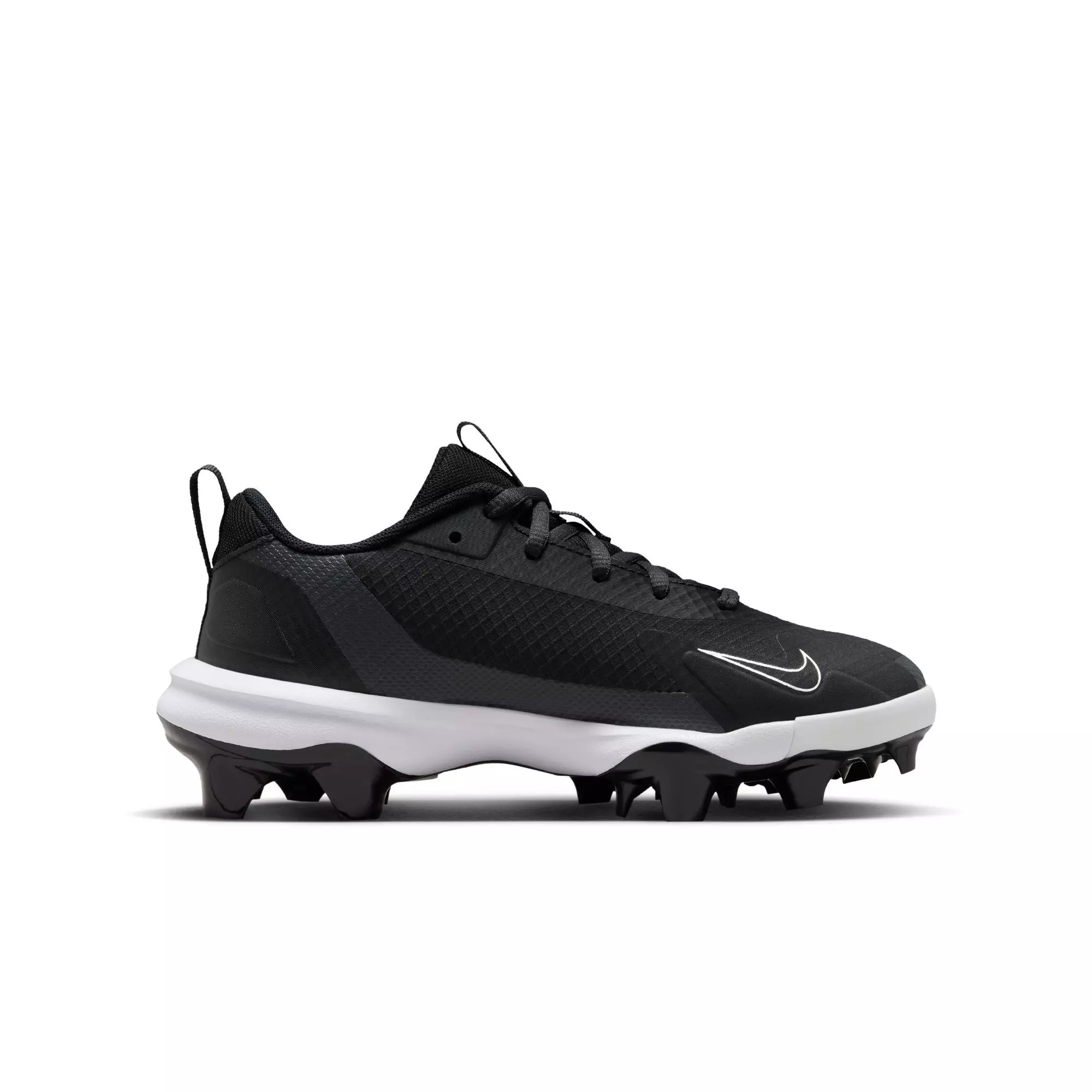 Nike Force Trout 9 Pro MCS "Black/White/Anthracite/Silver" Grade School Boys' Baseball Cleat - BLACK/WHITE