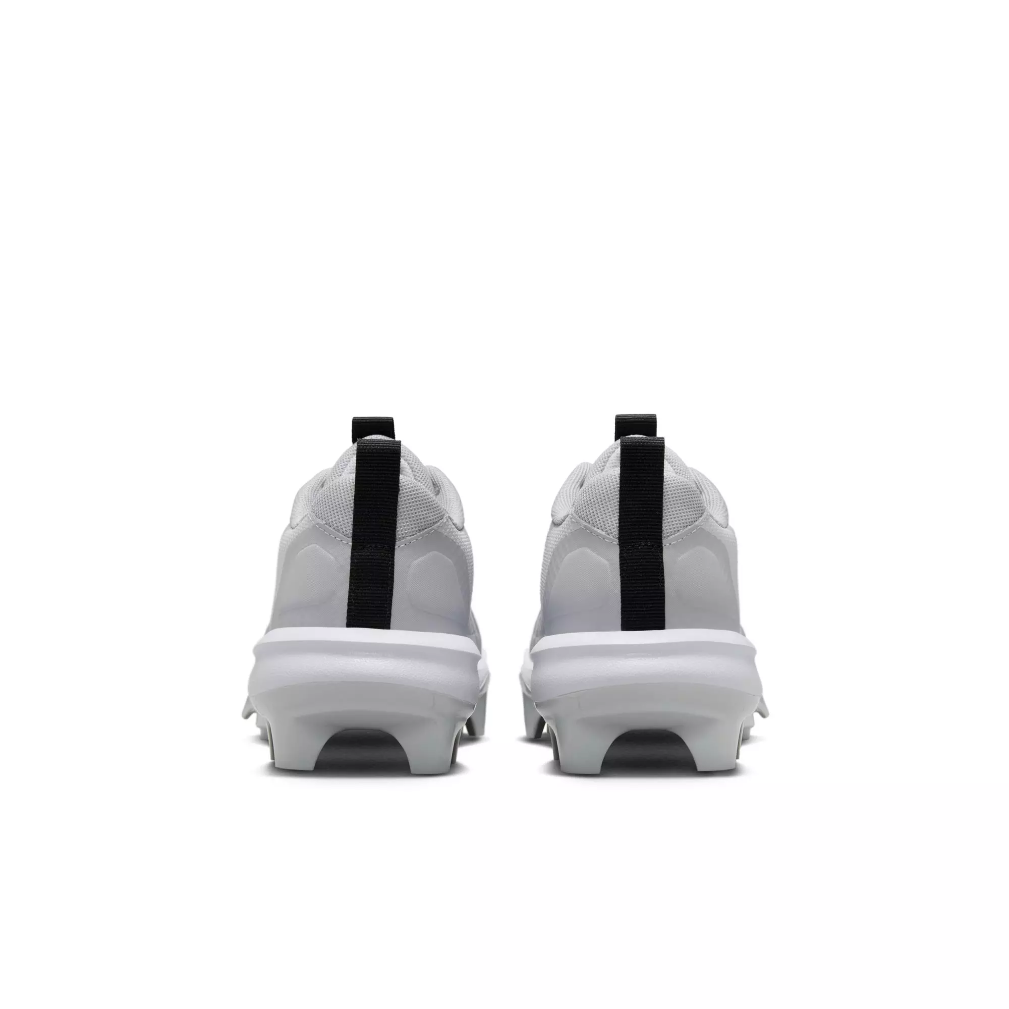 Nike Force Trout 9 Pro MCS "Wolf Grey/White/Pure Platinum/Black" Grade School Boys' Baseball Cleat - GREY/BLACK