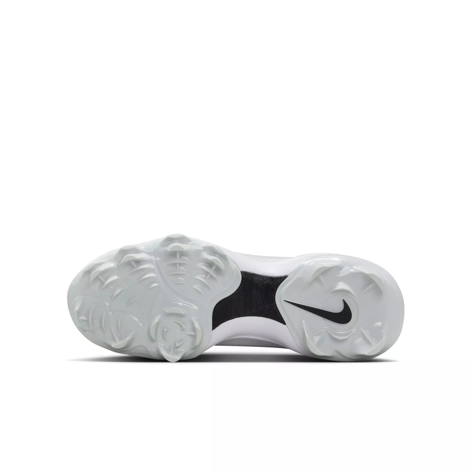Nike Force Trout 9 Pro MCS "Wolf Grey/White/Pure Platinum/Black" Grade School Boys' Baseball Cleat - GREY/BLACK