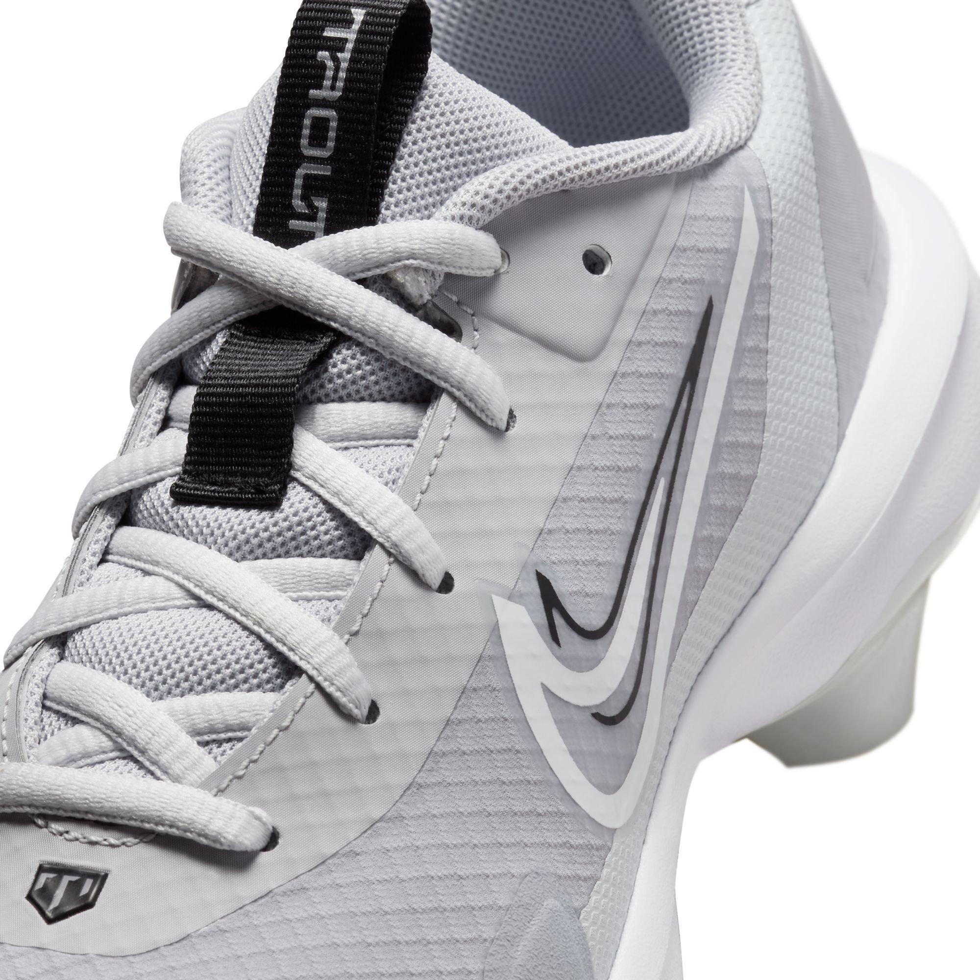 Nike Force Trout 9 Pro MCS  Grade School Boys' "Wolf Grey/White/Pure Platinum/Black" Baseball Cleat